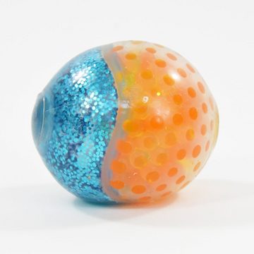 Kögler Spielball 3 x DabbleWabbel Antistress Ball Zweifarbig Duo-Quetschball Ø 6 cm (Set, 3er-Pack)