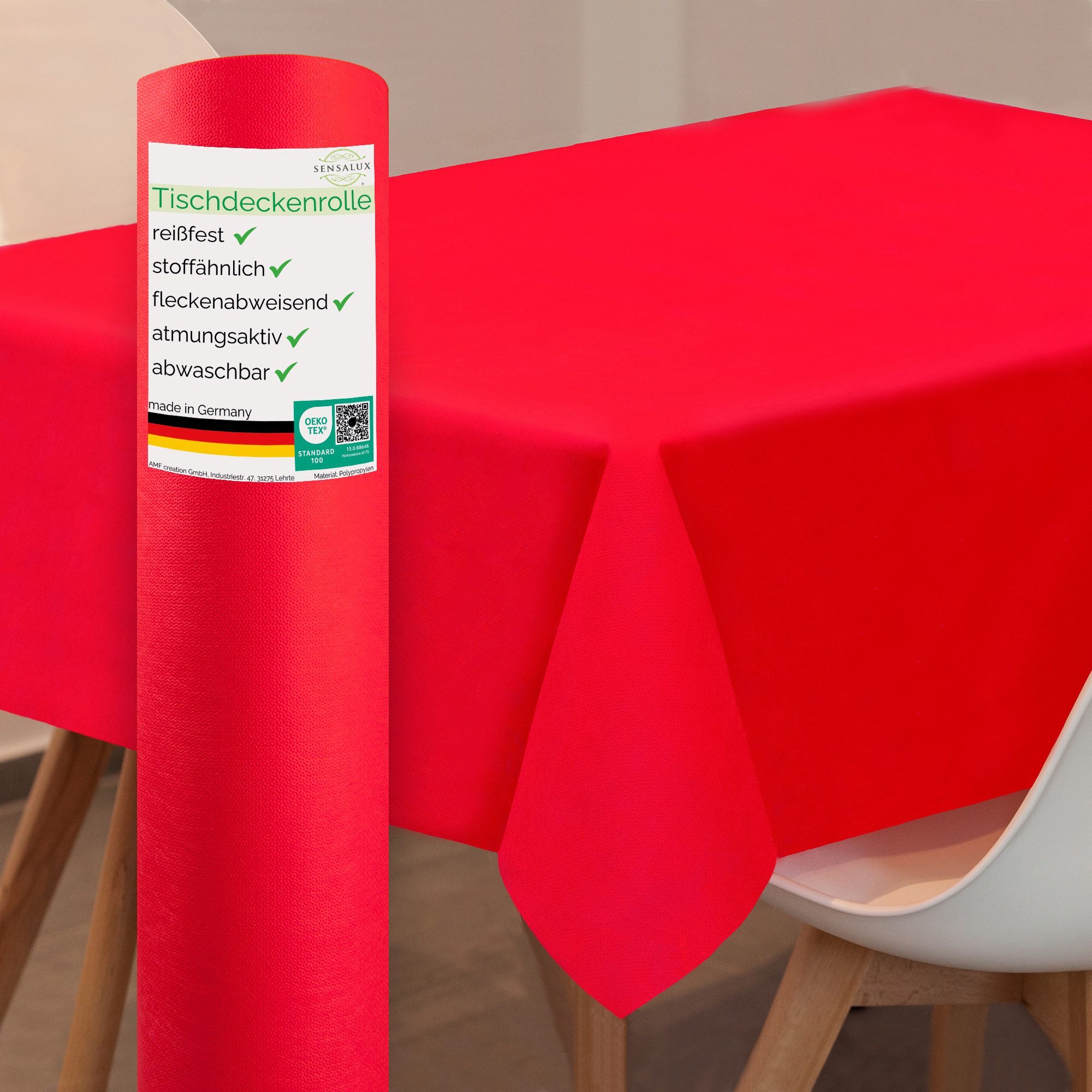 Sensalux Tischdecke Tischdeckenrolle 25m aus stoffähnlichem Vlies, Farbe + Breite wählbar