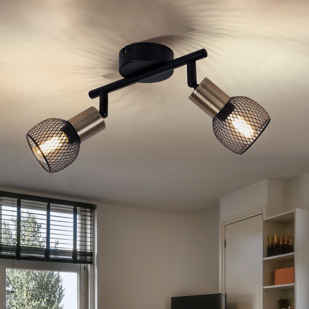 etc-shop LED Deckenspot, Leuchtmittel nicht inklusive, Deckenleuchte Wohnzimmerlampe Deckenstrahler, Moderne