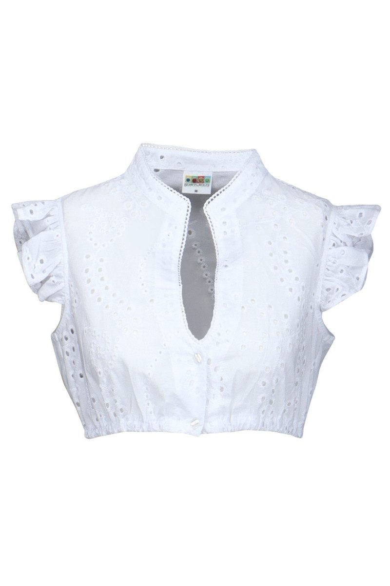 Berwin & Wolff Dirndlbluse Dirndlbluse - RHEA - weiß
