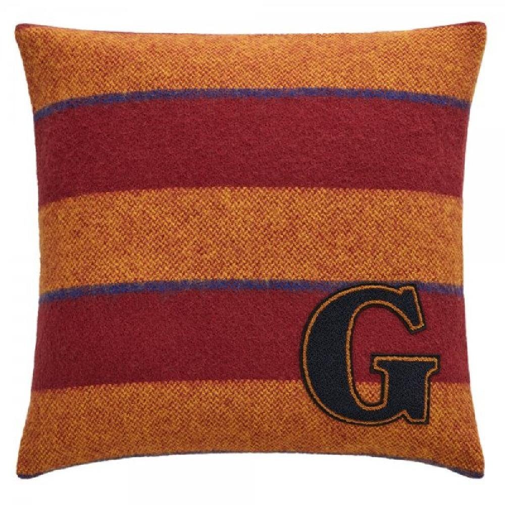 Gant Kissenhülle Gant Home Kissenhülle Varsity Stripe Cushion Plumped Red (50x50cm)