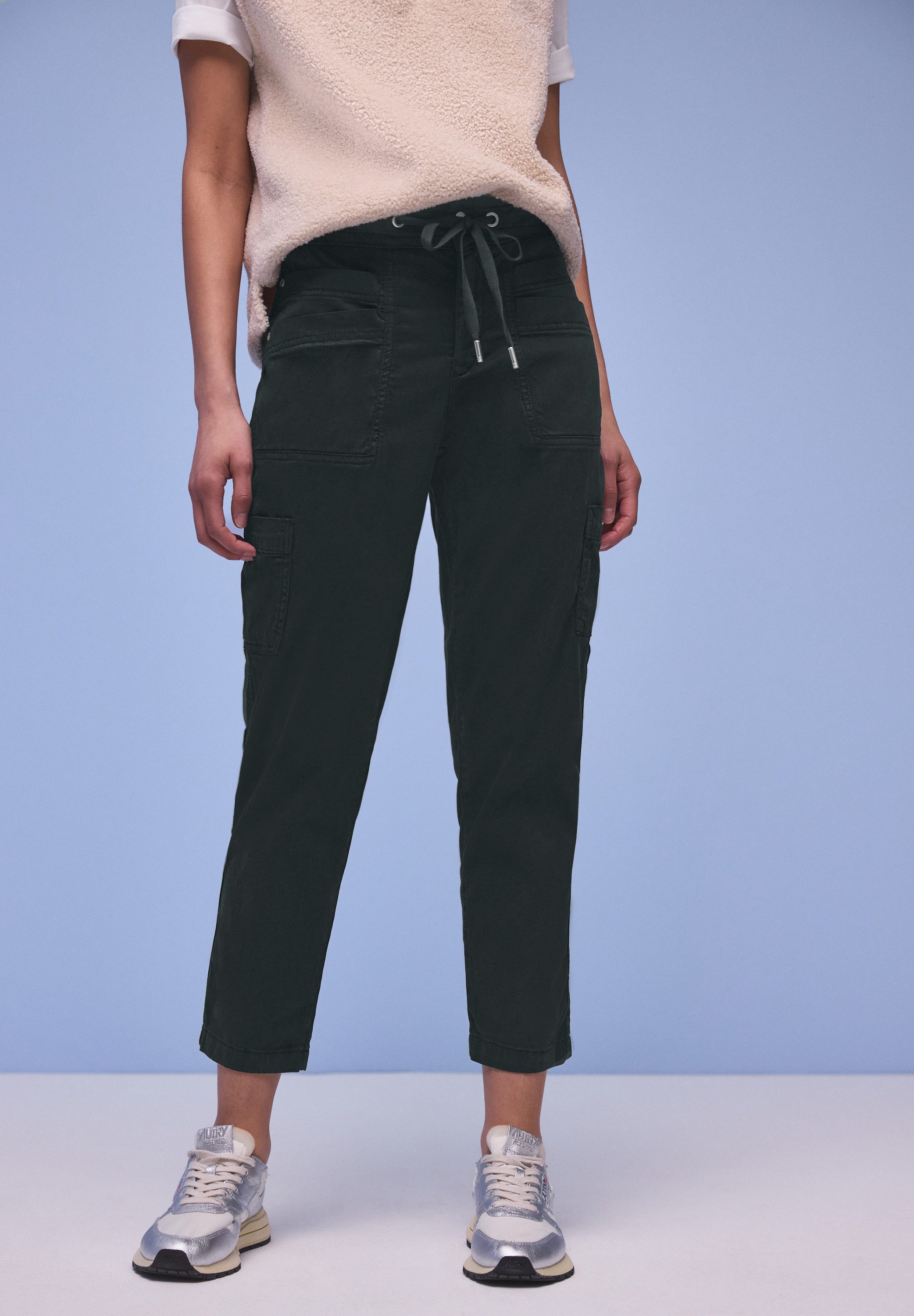 STREET ONE Jogger Pants Style Bonny mit Cargo-Taschen und Kordelzug günstig online kaufen