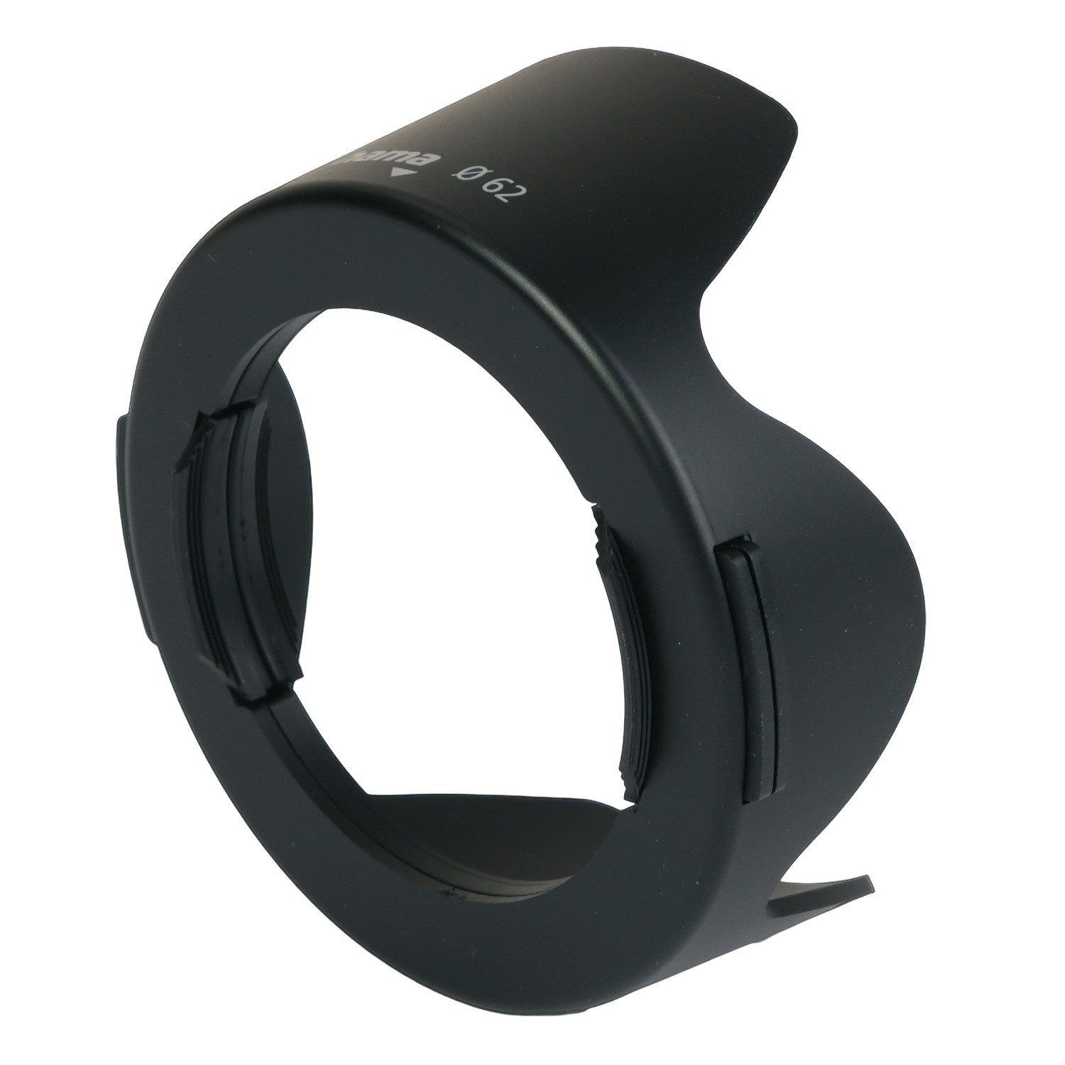 Hama Gegenlichtblende Snap mit Objektivdeckel 62mm Gegenlichtblende (Universal Sonnenblende Objektiv Deckel Blende Weitwinkel Schutz)