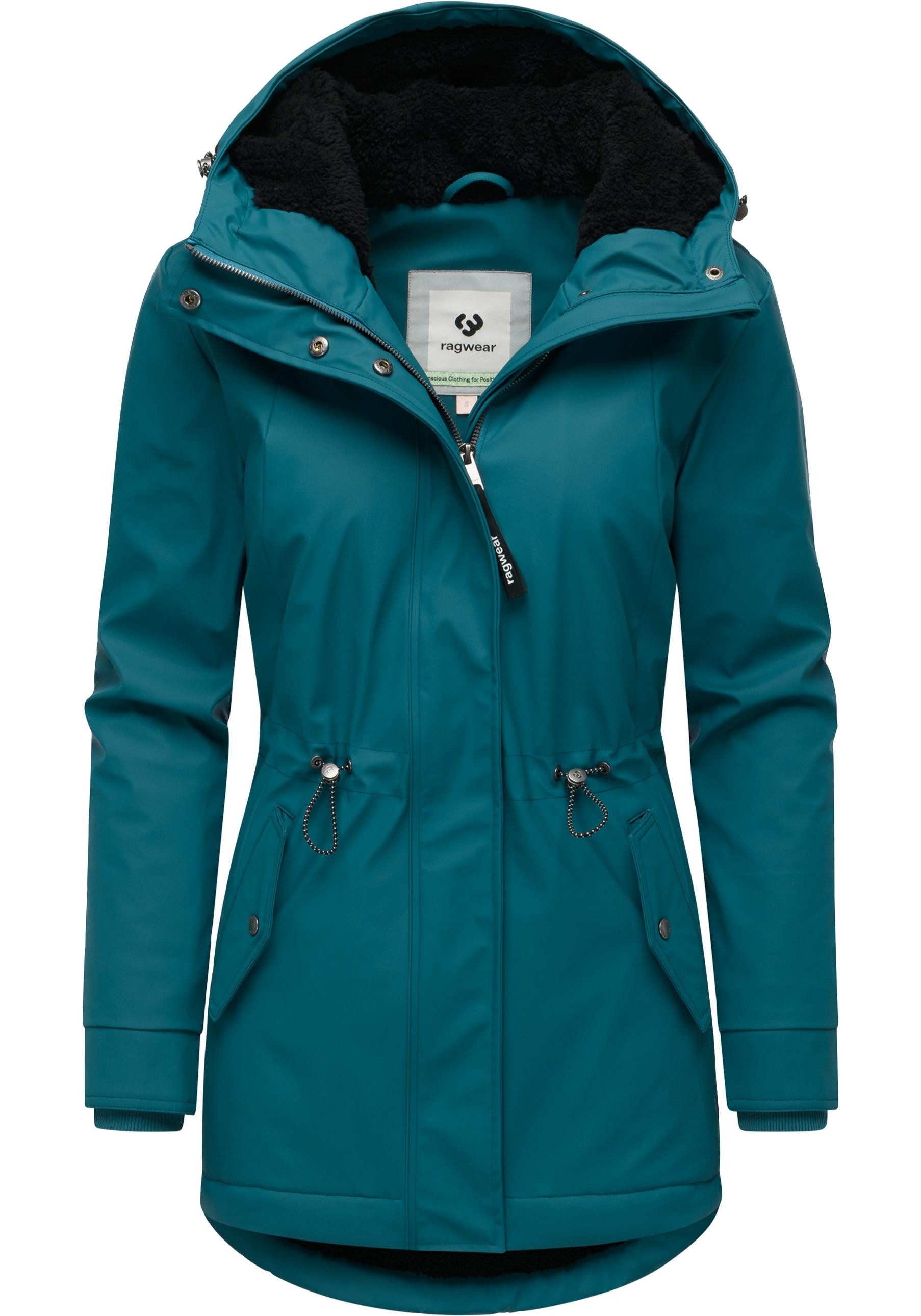 Ragwear Funktionsjacke Monadis Rainy Warm Gefütterte Winterjacke mit Kapuze