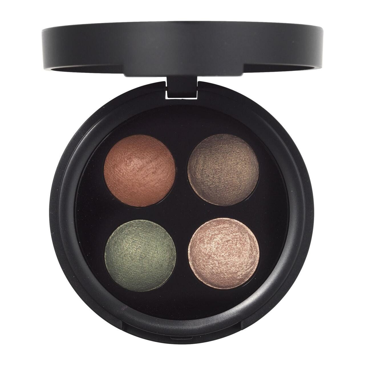 Nilens Jord Lidschatten Baked Mineral Eyeshadow Palette, Seidiger Lidschatten in einem tiefen Graublauton m