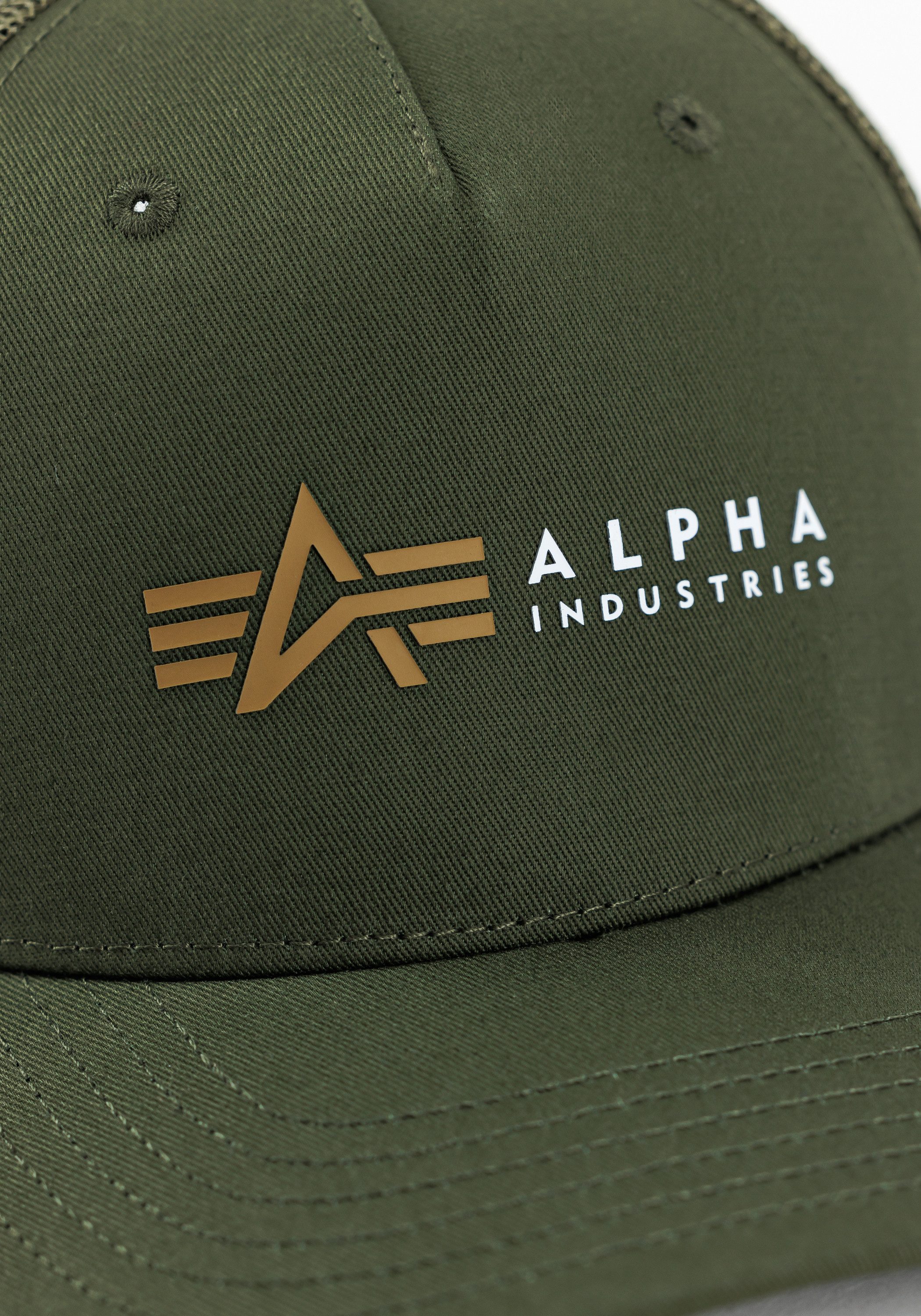 Alpha Industries Trucker Cap Alpha Label Trucker Cap