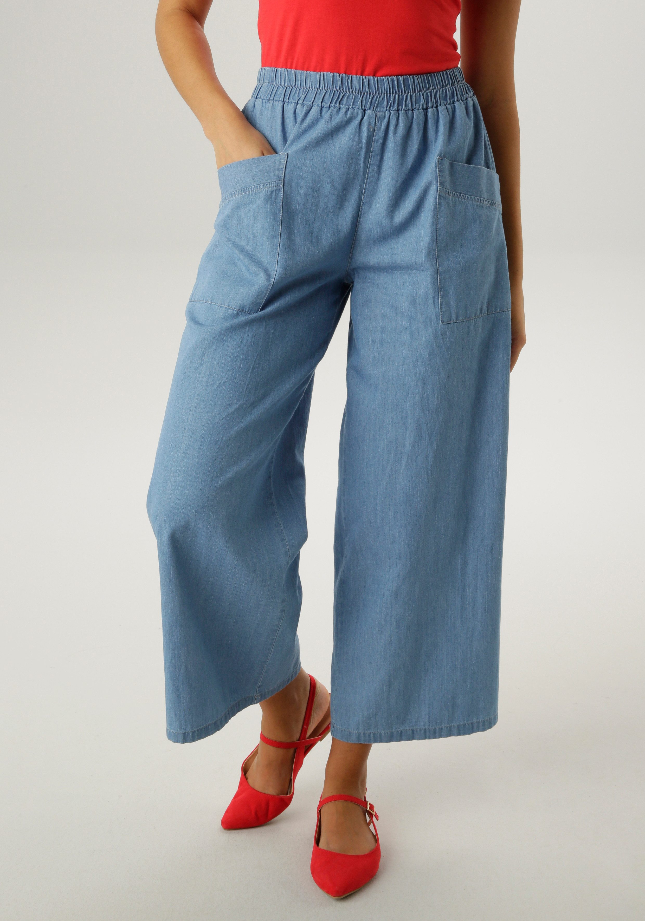 Aniston SELECTED 7/8-Jeans weiter Oberschenkel und der weiter Beinverlauf - NEUE KOLLEKTION. € 49,99, (€ 49,99 pro 1 Stk).