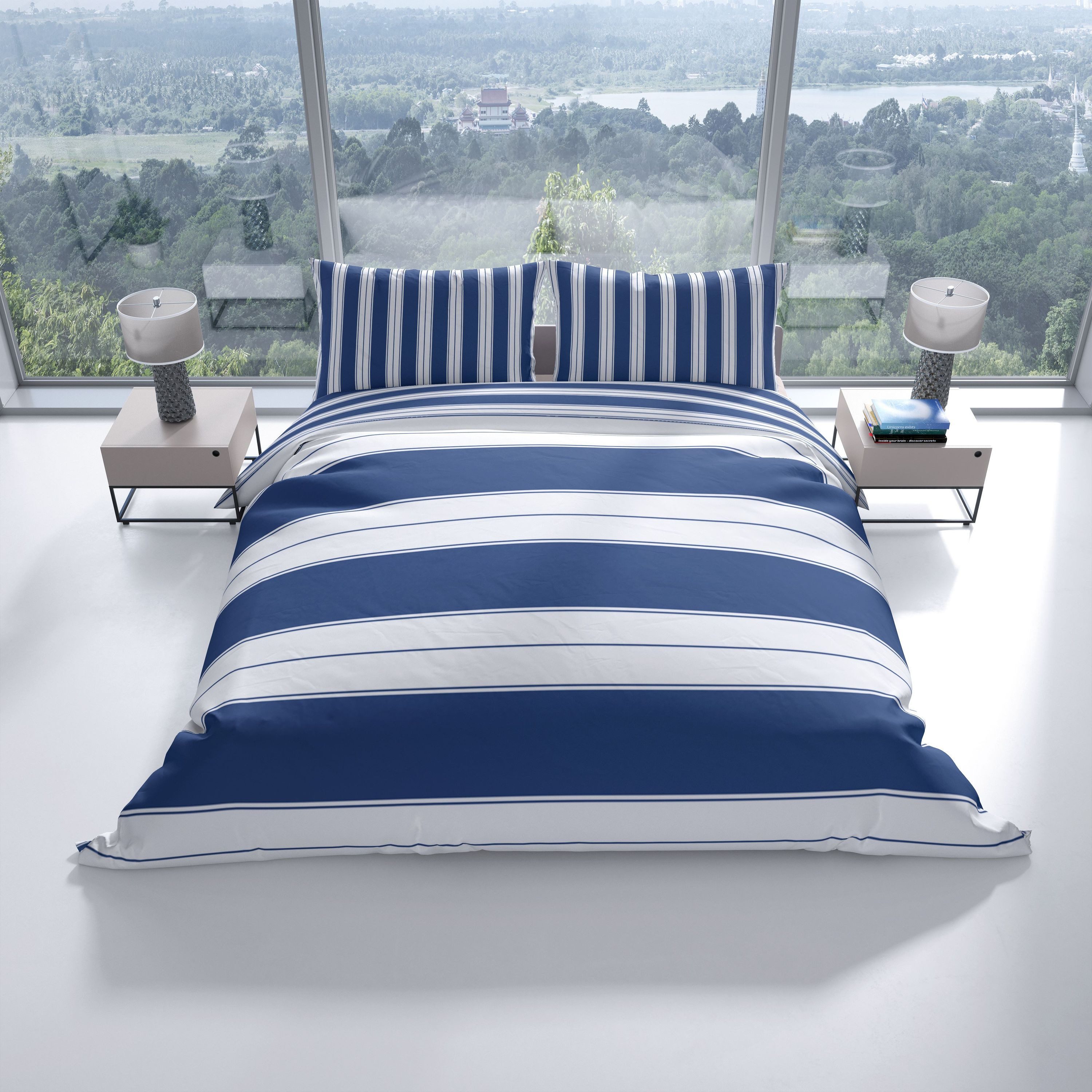 Leonado Vicenti Bettwäsche Baumwolle 135x200 cm und 155x220 cm, Renforcé, 2 günstig online kaufen