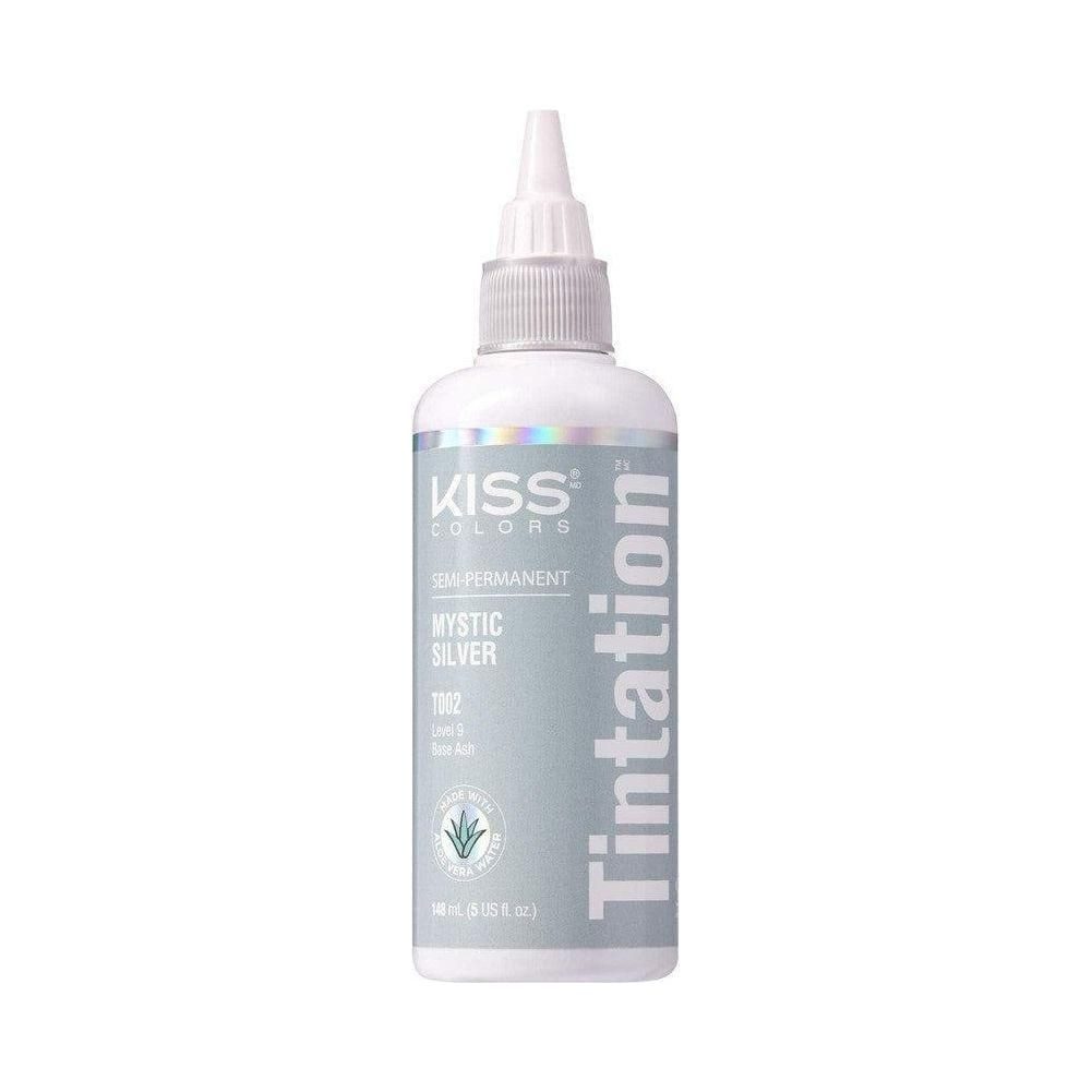 Kiss Haarmaske Kiss Tintation Semi Permanent Hair Color 148ml - Mystic Silv
