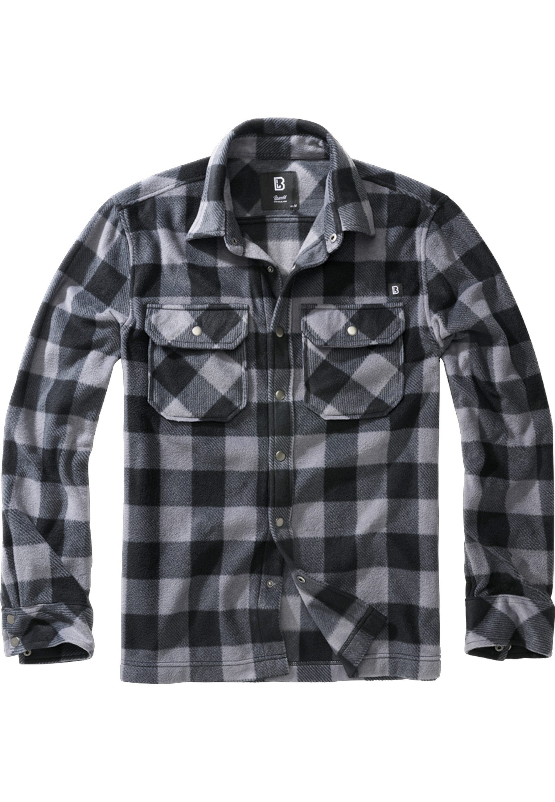 Brandit Langarmhemd Brandit Herren Jeff Fleece Shirt Long Sleeve (1-tlg)