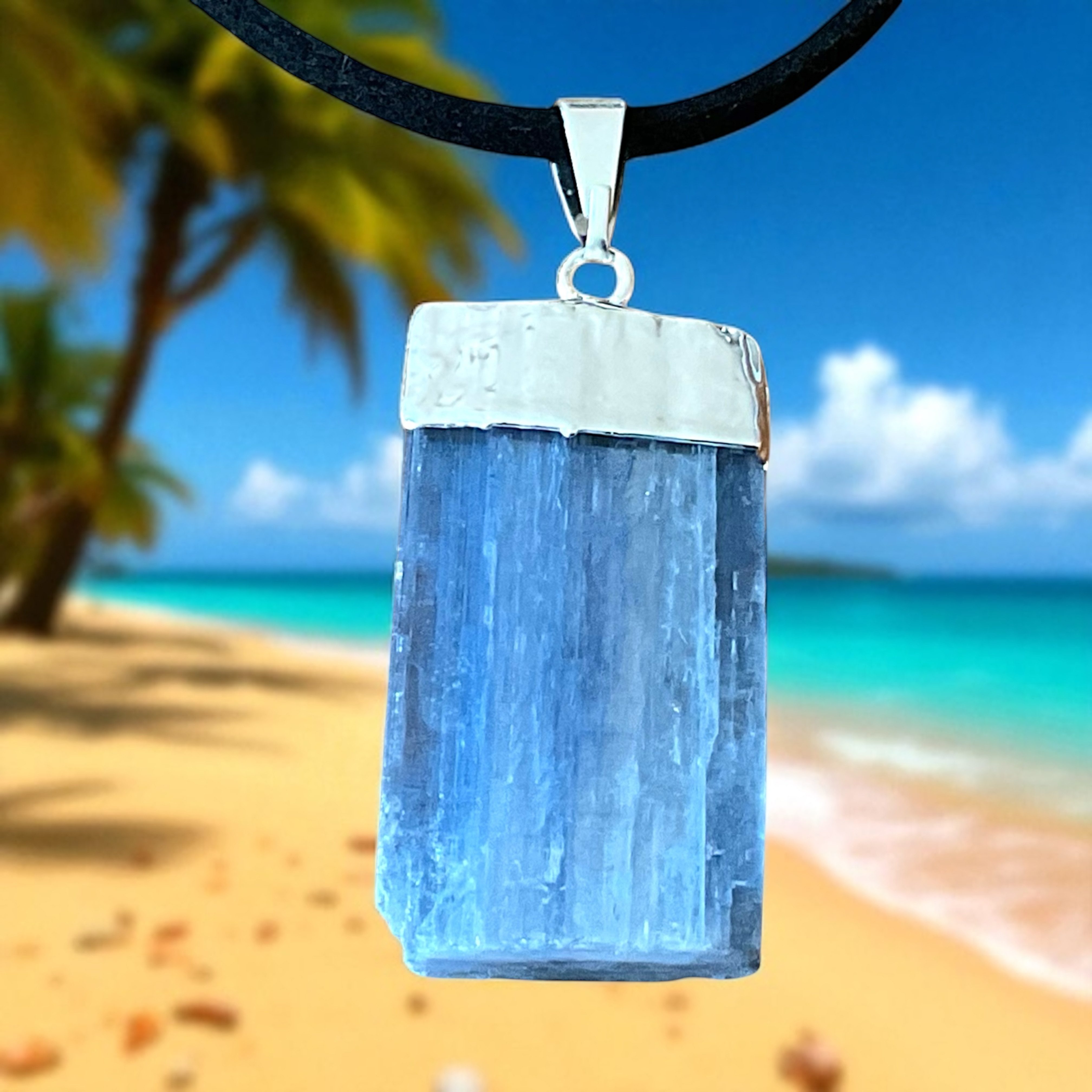 Steinfixx® Amulett Set Kyanit Silberanhänger I Edelsteinanhänger I Heilstei günstig online kaufen