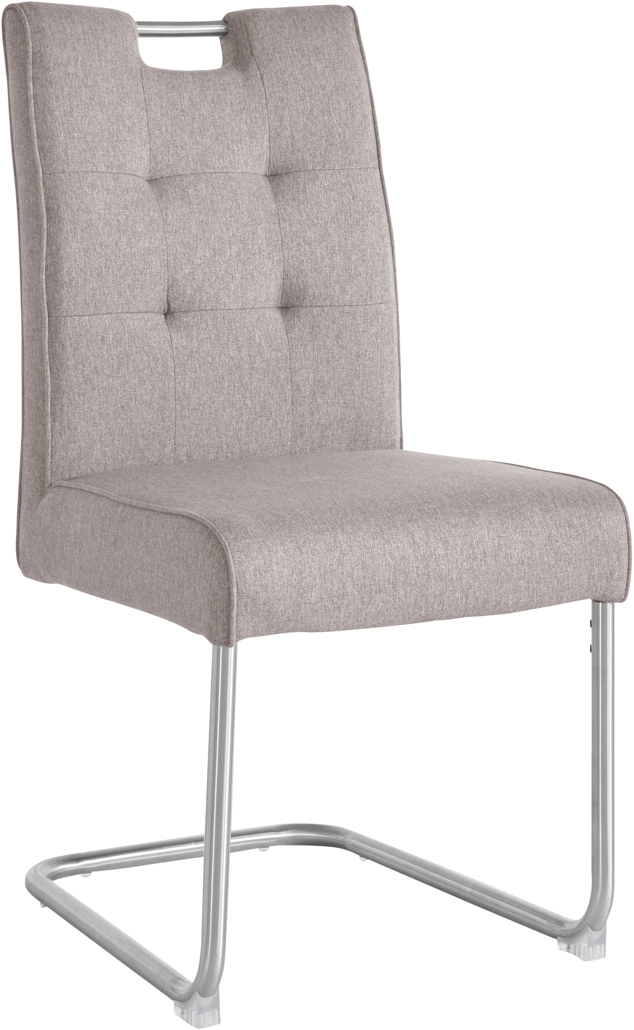 s.Oliver Консоль Ciella (Set, 2 St), mit hochwertiger 3D-Steppung und Taschenfederkern, Edelstahlgestell