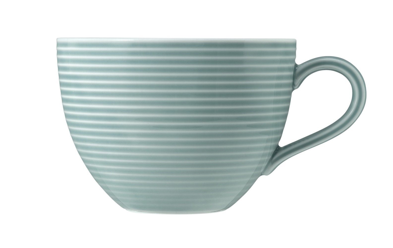 Seltmann Weiden Becher Seltmann Weiden Beat Arktisblau Milchkaffeeobertasse 0,35l, Porzellan