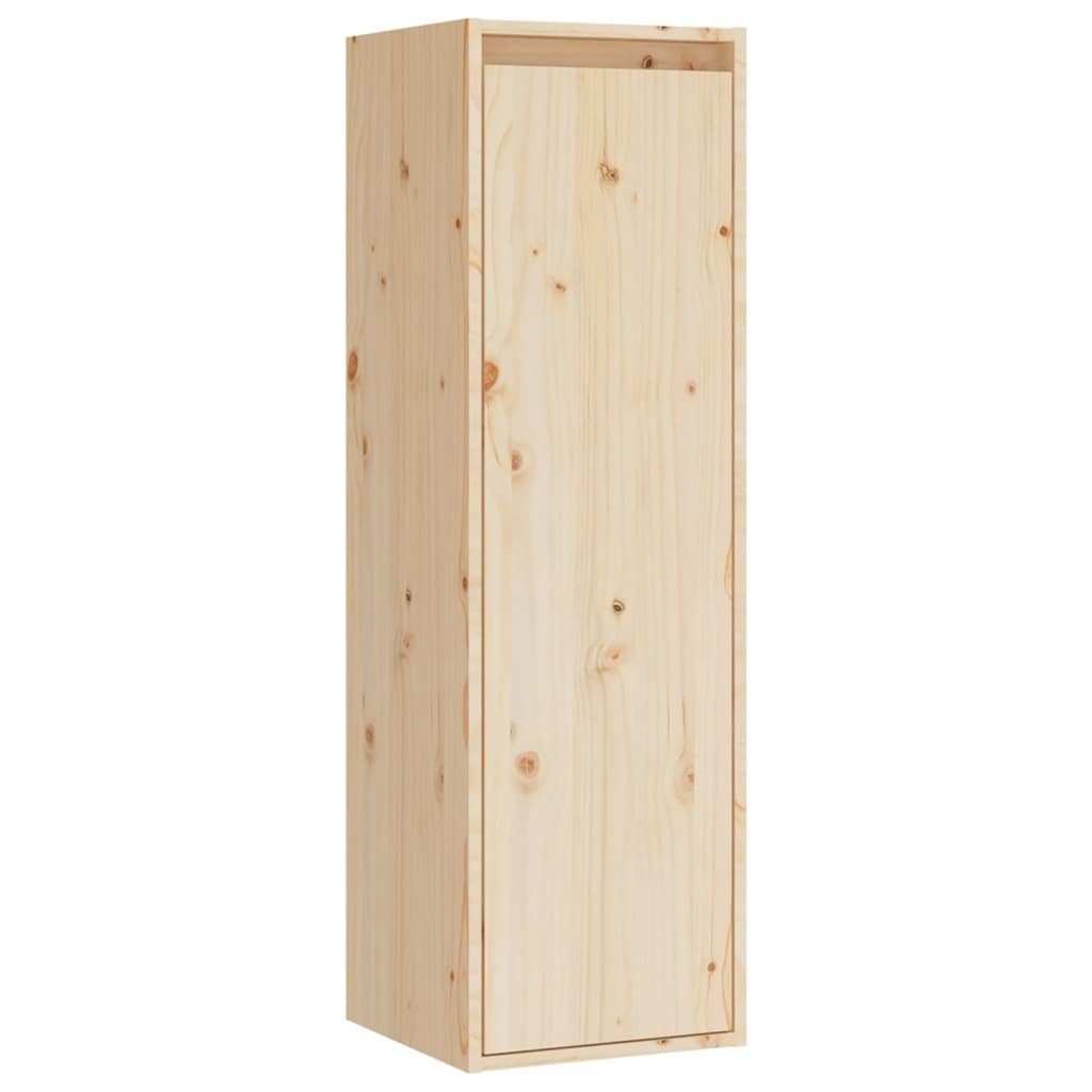 vidaXL Hängeschrank NA Hängeschrank Wandschrank 30x30x100 cm Massivholz Kiefer Schränkchen