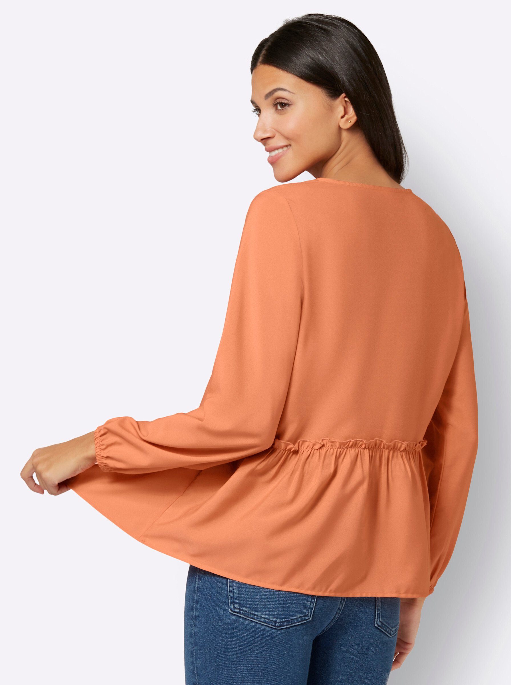 Sieh an! Klassische Bluse Schlupfbluse günstig online kaufen