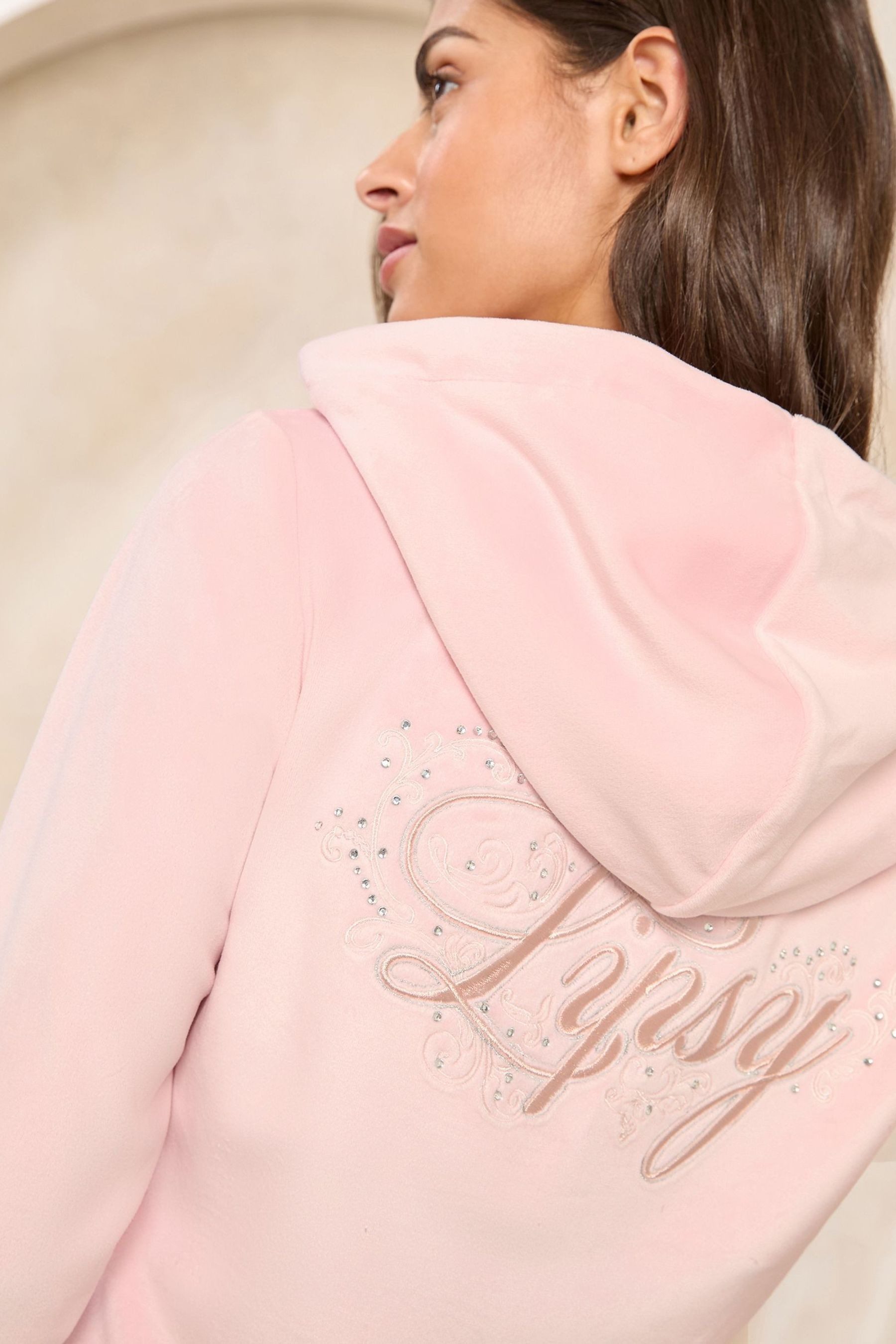 LIPSY Kapuzenpullover Lipsy Kapuzenjacke mit RV und Stickerei (1-tlg) günstig online kaufen