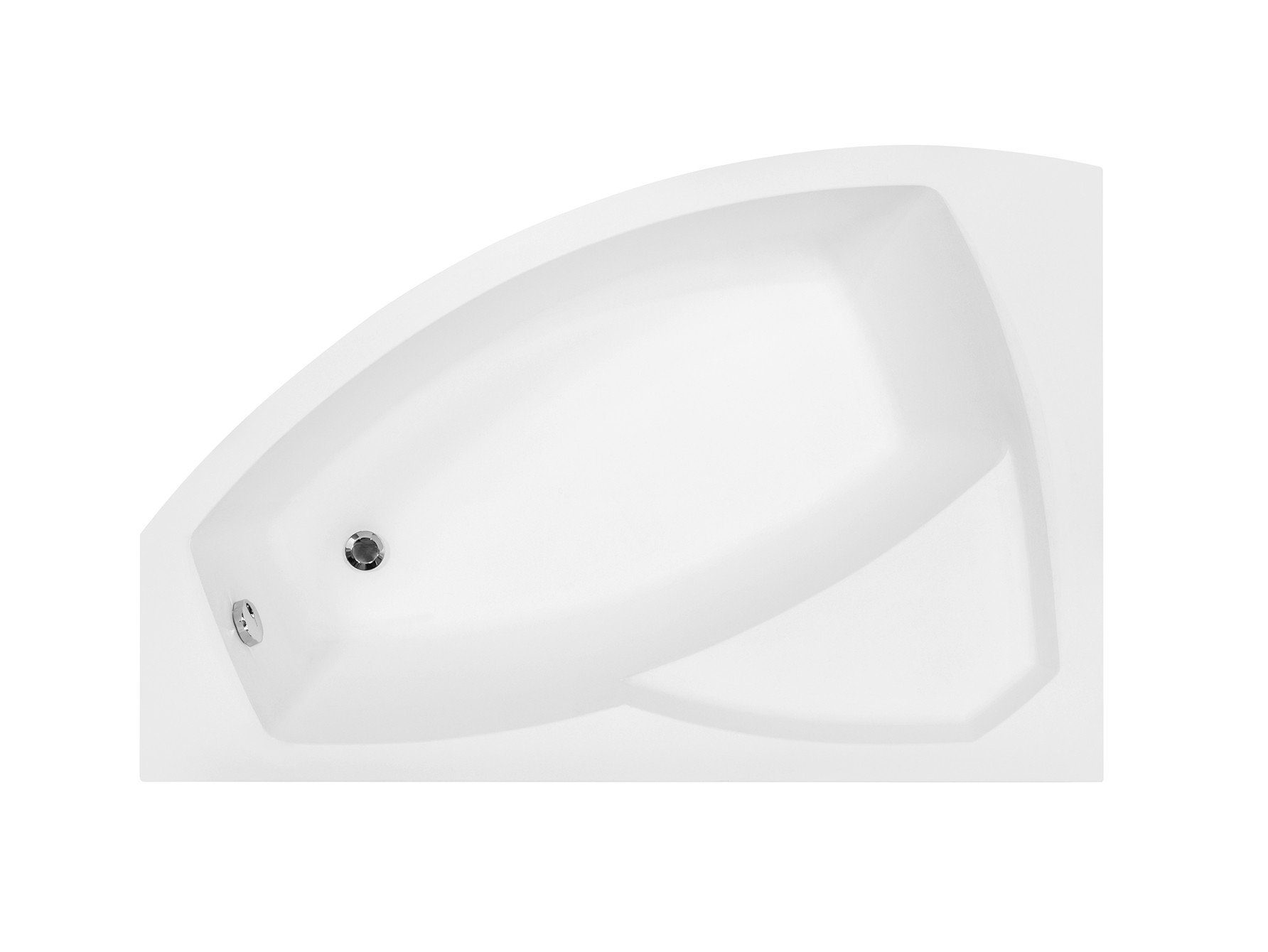 KOLMAN Badewanne Eckbadewanne Rima 160x100, (Links/Rechts), günstig online kaufen