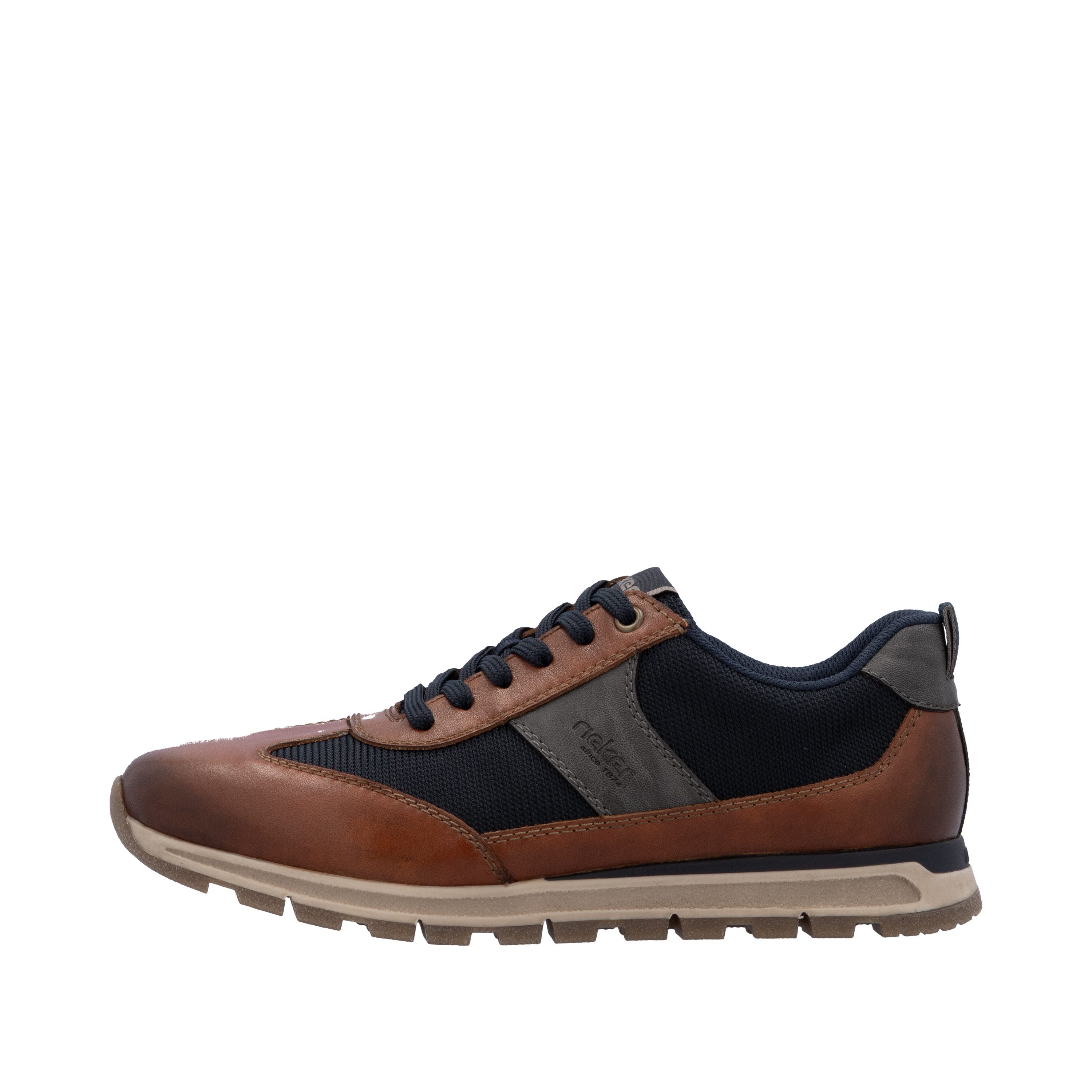 Rieker Sneaker Schnürschuh, Halbschuh, Casual-Sneaker mit gep. Schaftrand