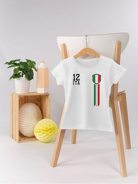 Shirtracer T-Shirt 12 Mann Italien 2024 Fussball EM Fanartikel Kinder