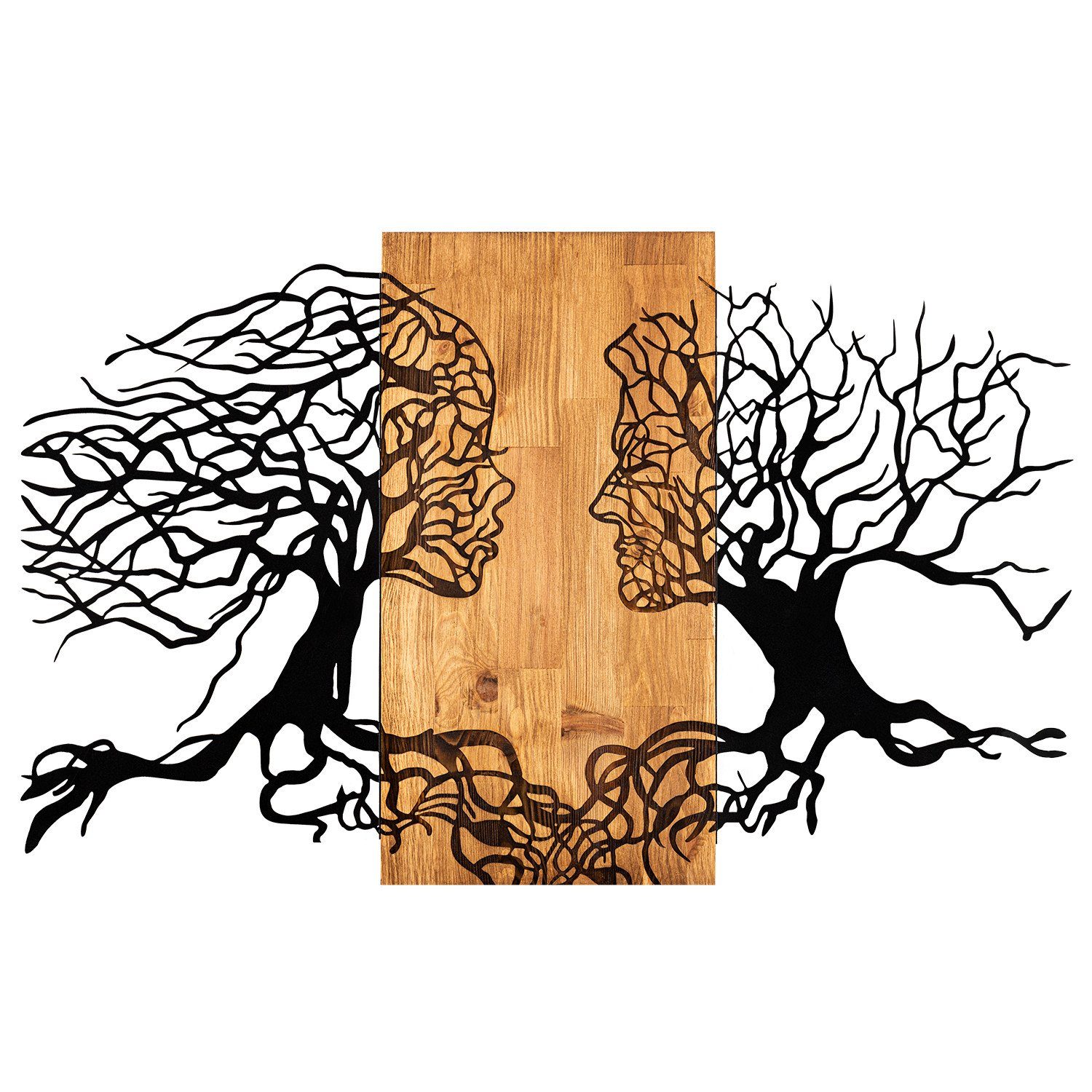 Wallity Wanddekoobjekt 100% METAL (Thickness: 1,2 mm), 92 x 58 cm Z1774 (1 St)