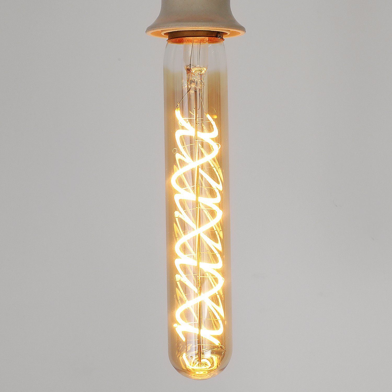 Filament Warmweiß Edison Leuchtmittel iscooter LED Vintage Retro Flutlichtstrahler Warmweiss, Glühbirne E27