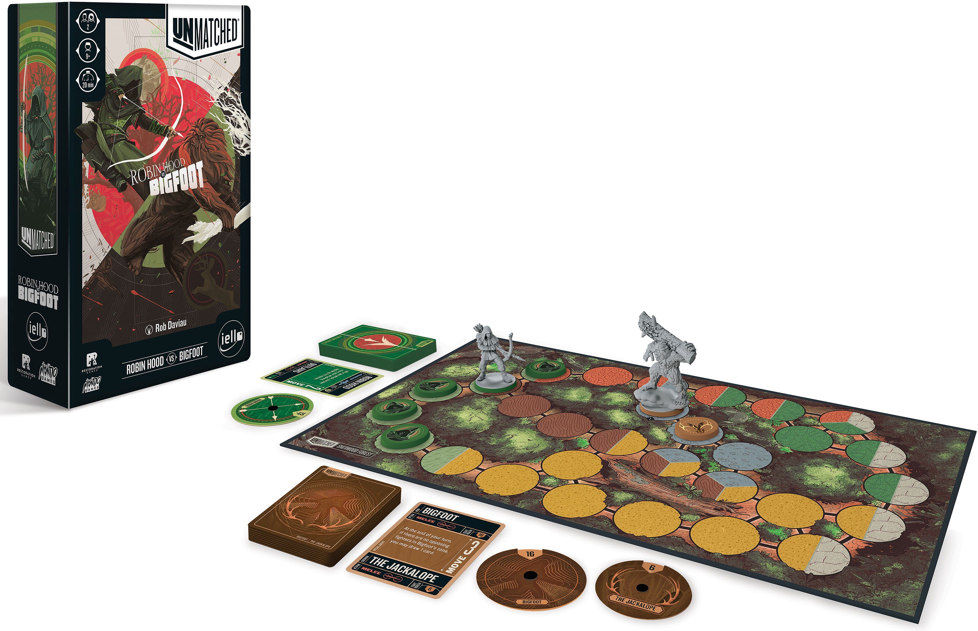 iello Spiel Unmatched - Robin Hood and Big Foot, Strategiespiel