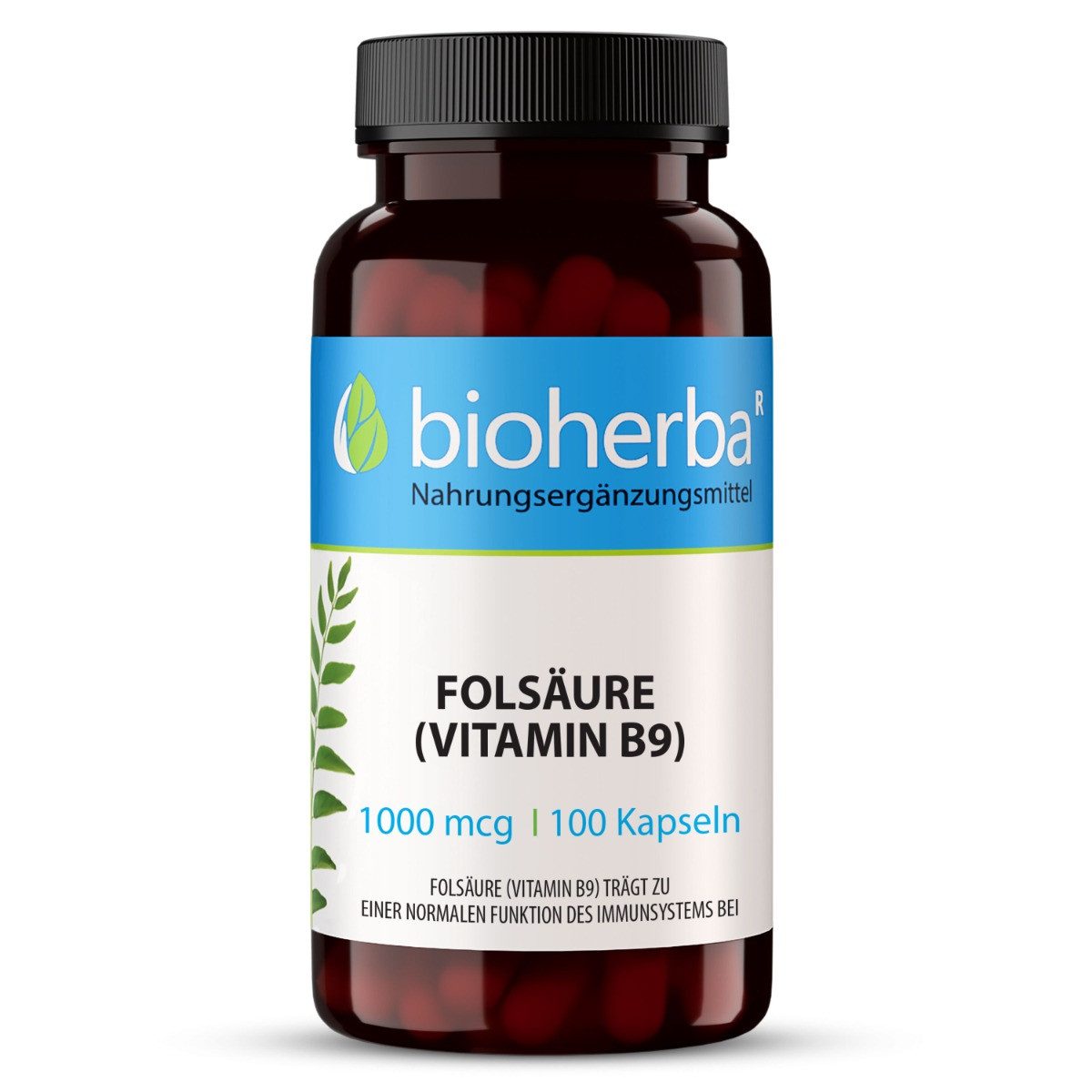 Folsäure (Vitamin B9) 1000 mcg 100 Kapseln Kapseln