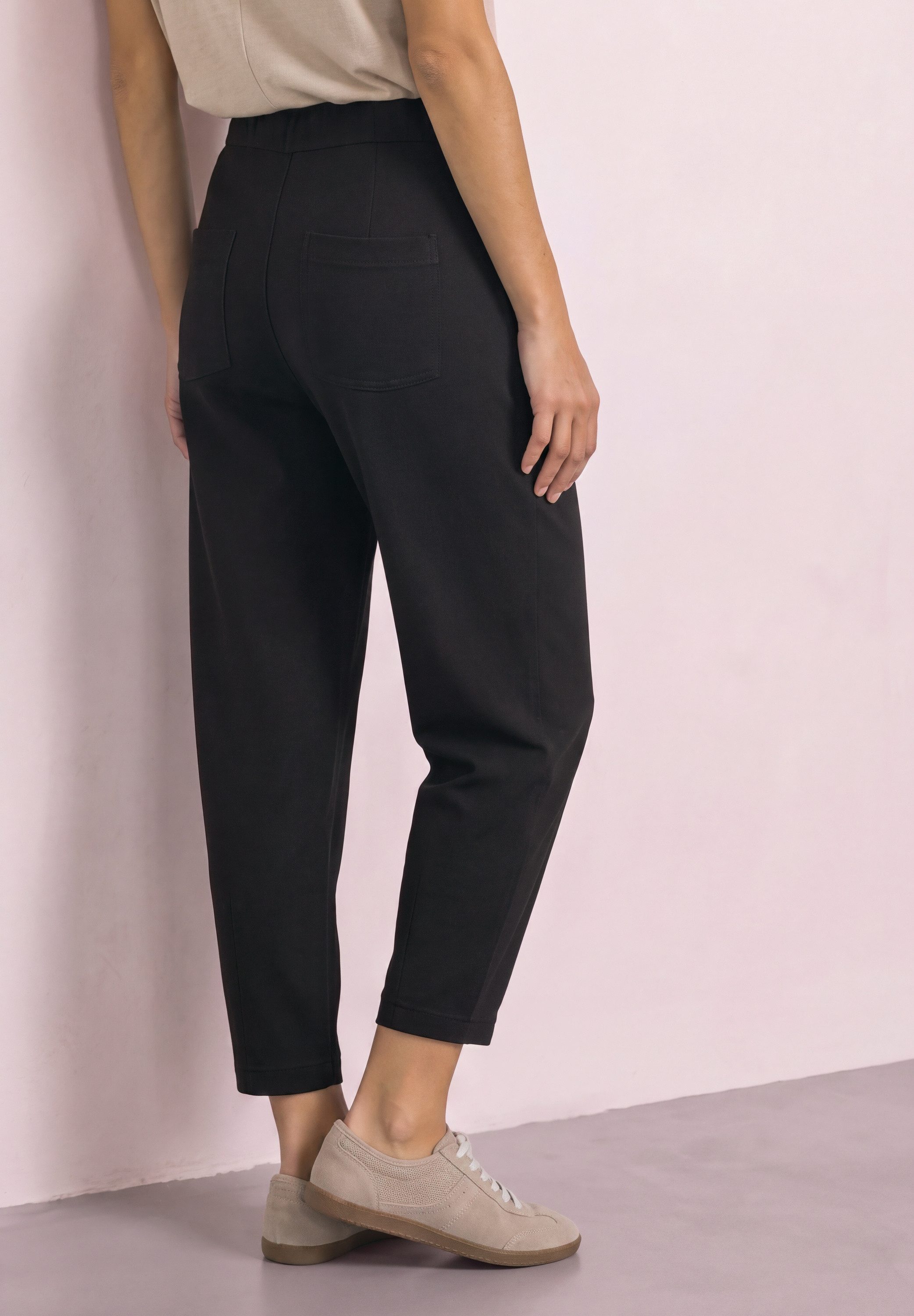 STREET ONE Stoffhose mit Schnallen