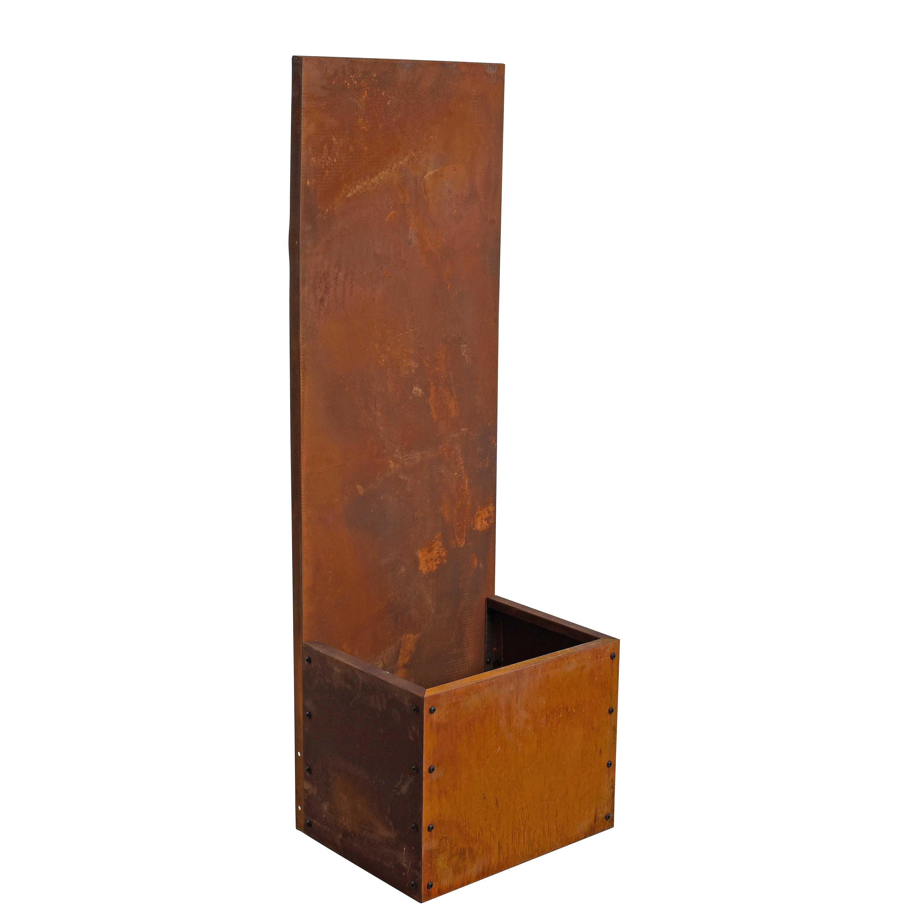 ESTEXO Sichtschutzelement Sichtschutz Rost Metall Gartenzaun 150x50cm Hochb günstig online kaufen