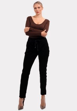 YC Fashion & Style Cordhose Jogger Pants – One Size (EU 34-44) (1-tlg) in Unifarbe