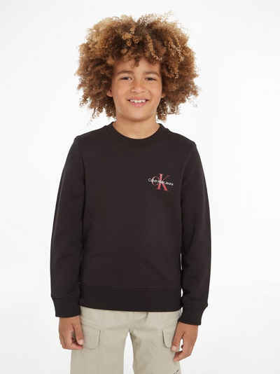 Calvin Klein Jeans Sweatshirt MONOGRAM CN SWEATSHIRT für Kinder bis 16 Jahre