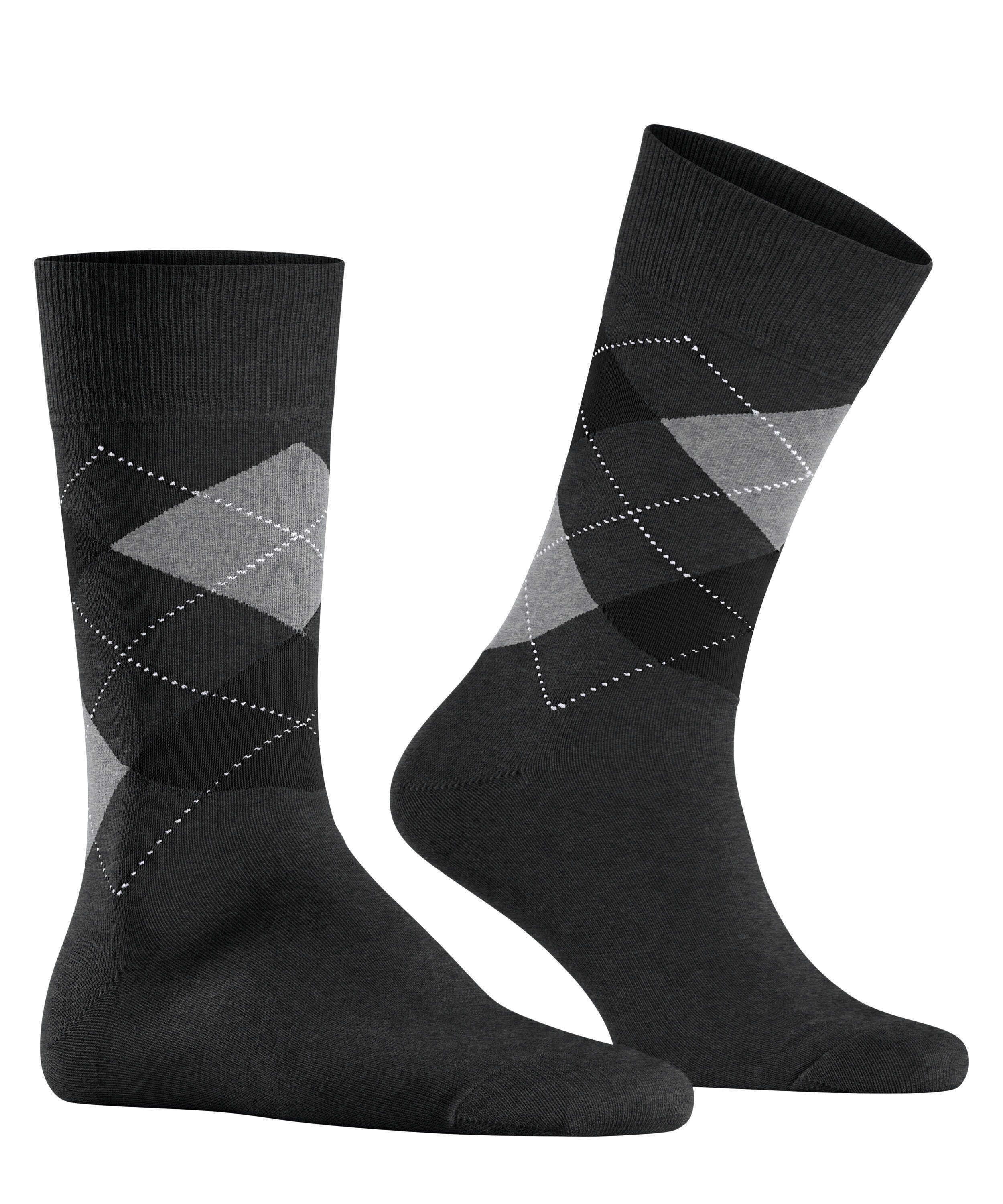 Burlington Socken Dunkelblau mit Argyle-Muster günstig online kaufen