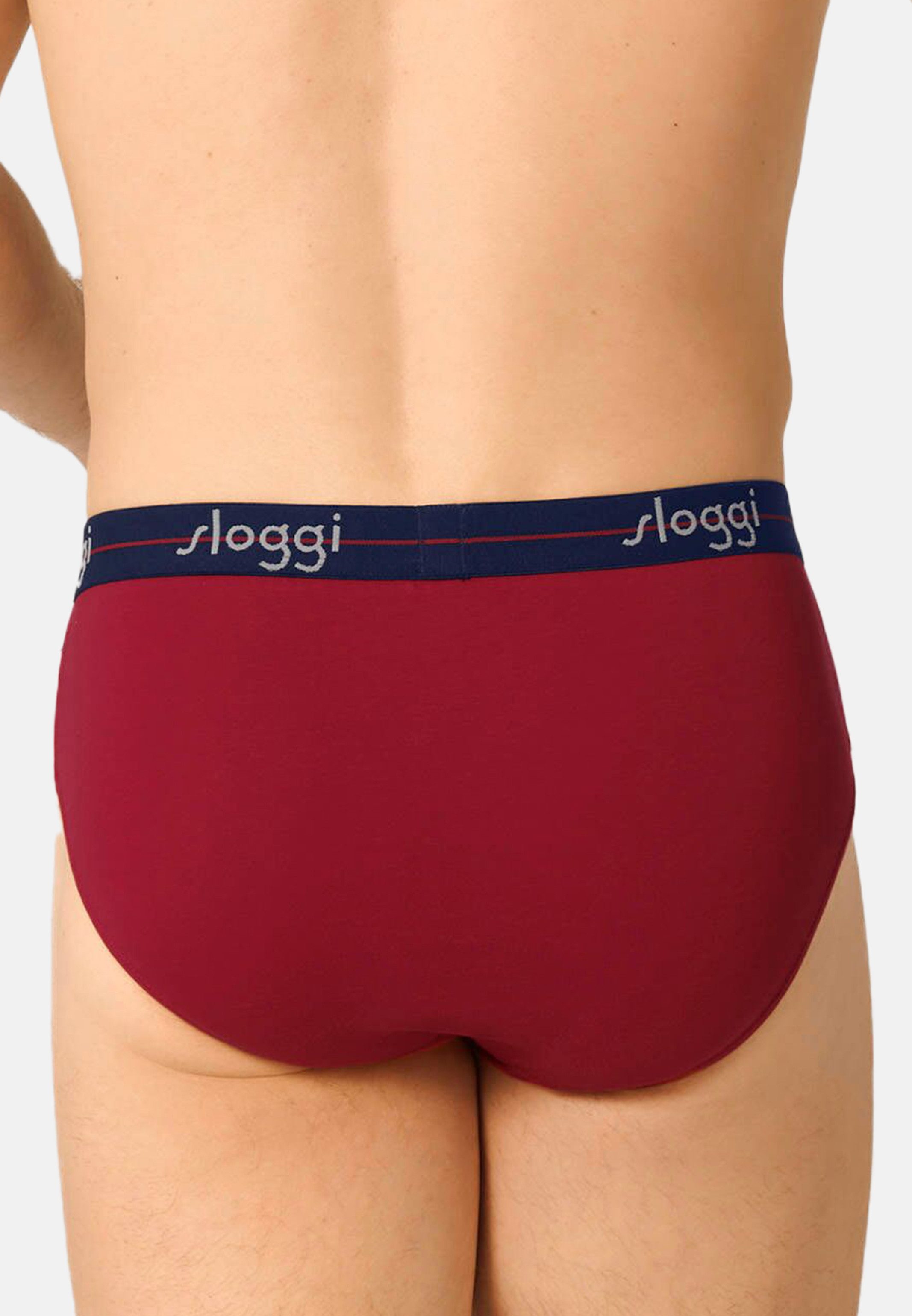 sloggi Slip 4er Pack Start (Spar-Set, 4-St) Midi Slip / Unterhose - Baumwolle - ohne Eingriff - Atmungsaktiv