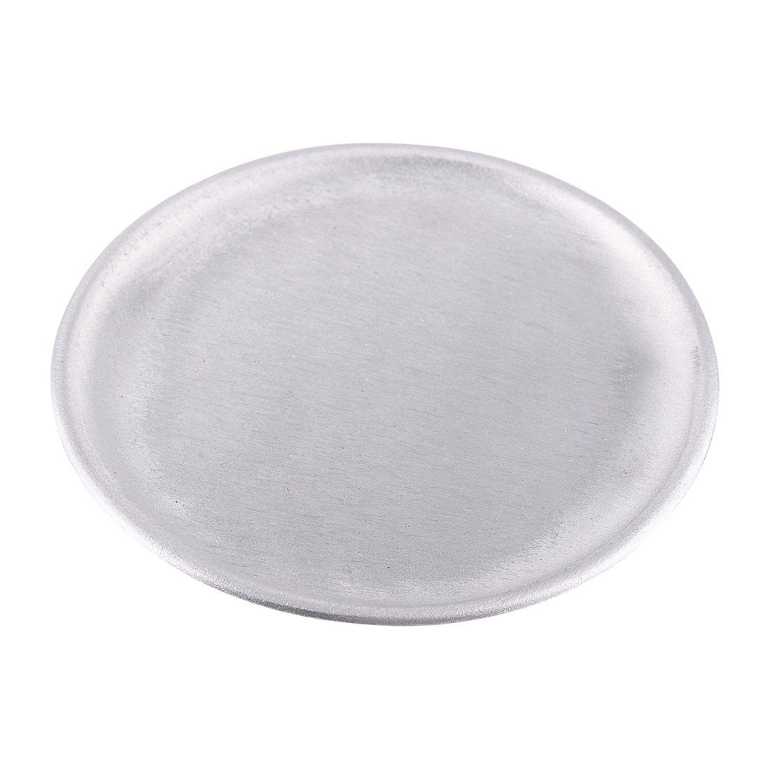 NKlaus Kerzentablett Aluminium-Kerzenteller Rund 10cm Matt Untersetzer