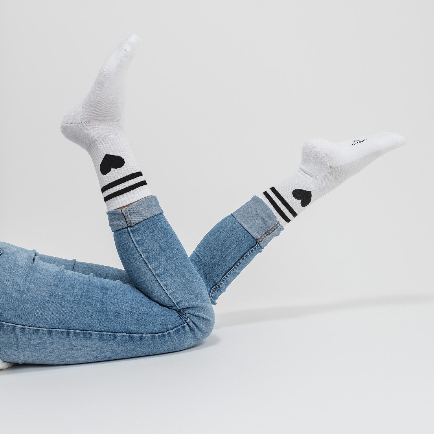 OCCULTO Tennissocken Occulto Damen Herz Tennis günstig online kaufen