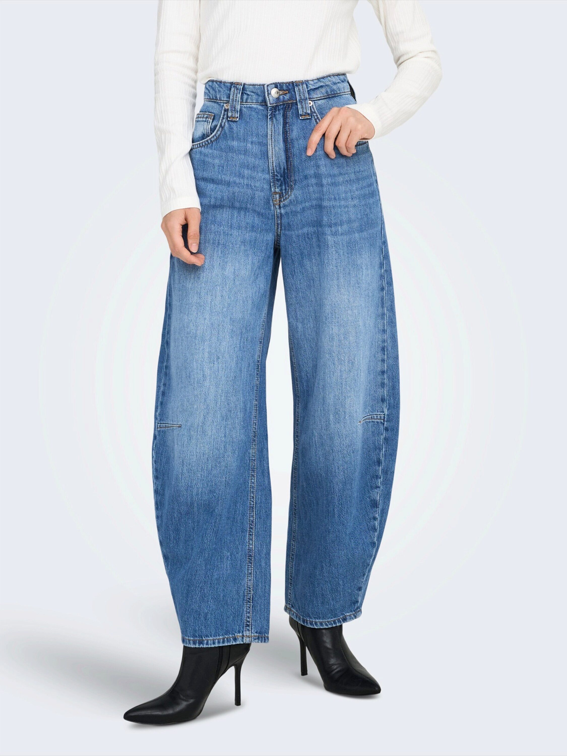 ONLY Loose-fit-Jeans ONLFrankie (1-tlg) Plain/ohne Details