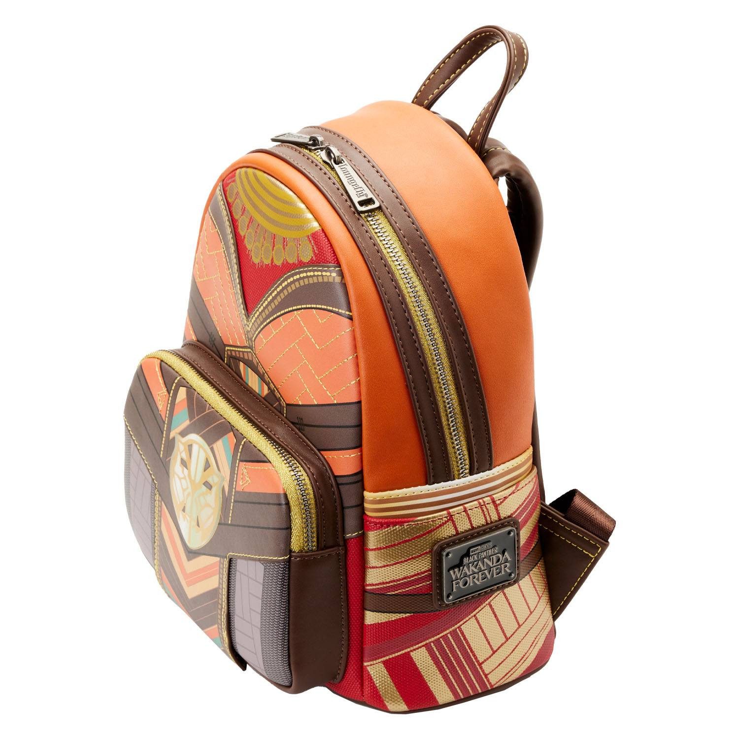 Loungefly Minirucksack Marvel by Loungefly Rucksack Black Panther Okoye Cosplay (1-tlg), hochwertig und detailliert