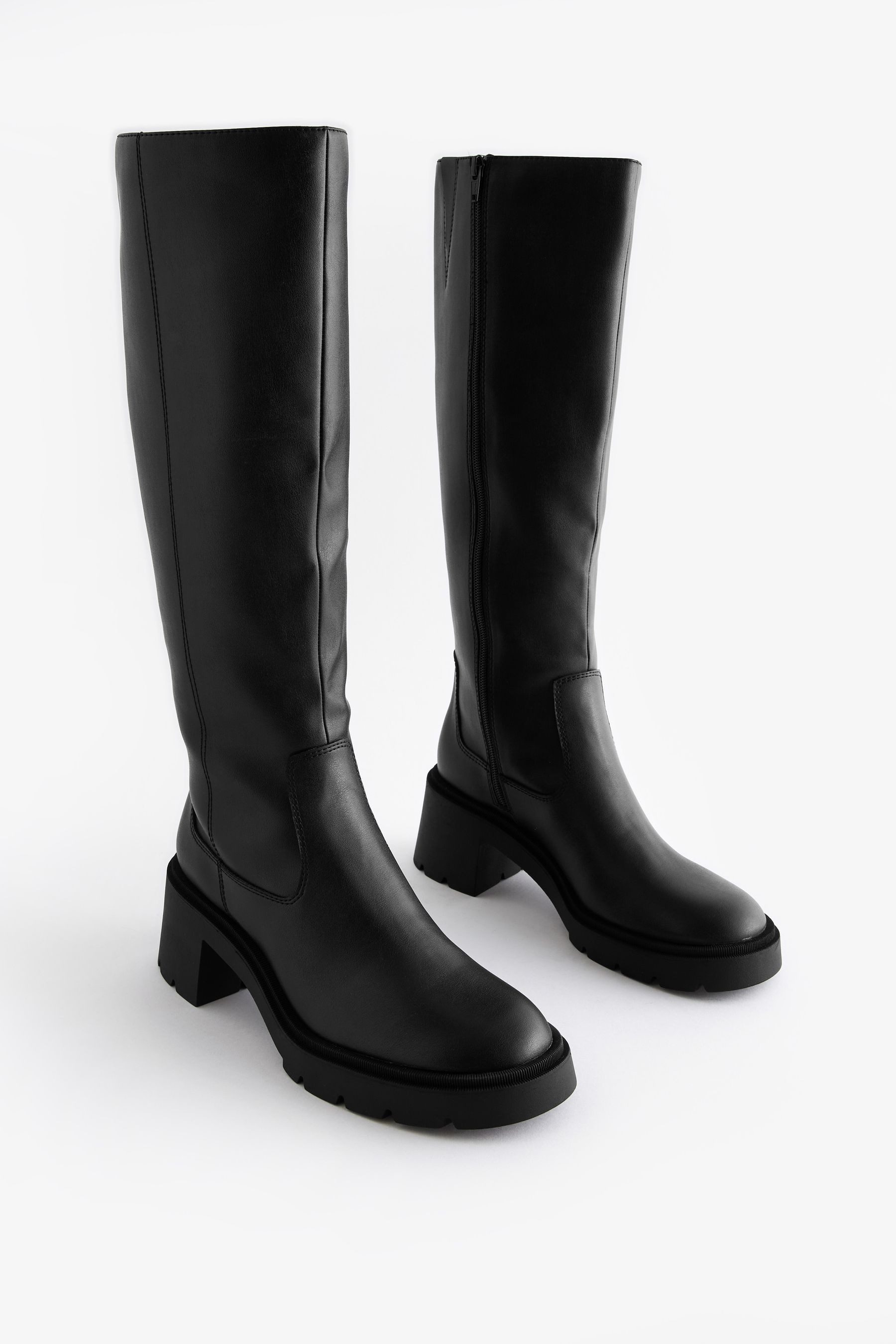 Next Forever Comfort® Klobige kniehohe Stiefel Stiefel (1-tlg)