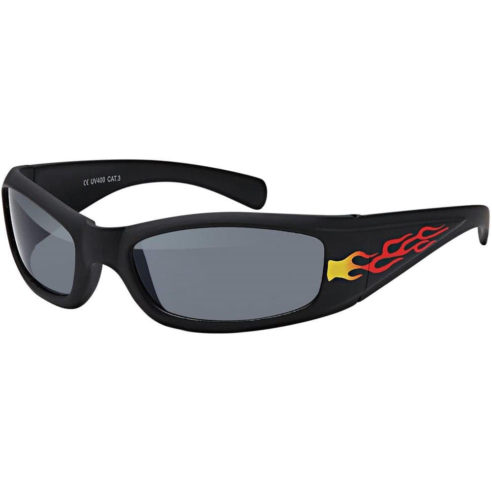 BEZLIT Eyewear Fahrradbrille Jungen Kinder Designer Sonnenbrille, (1-St), mit schwarzen Linsen