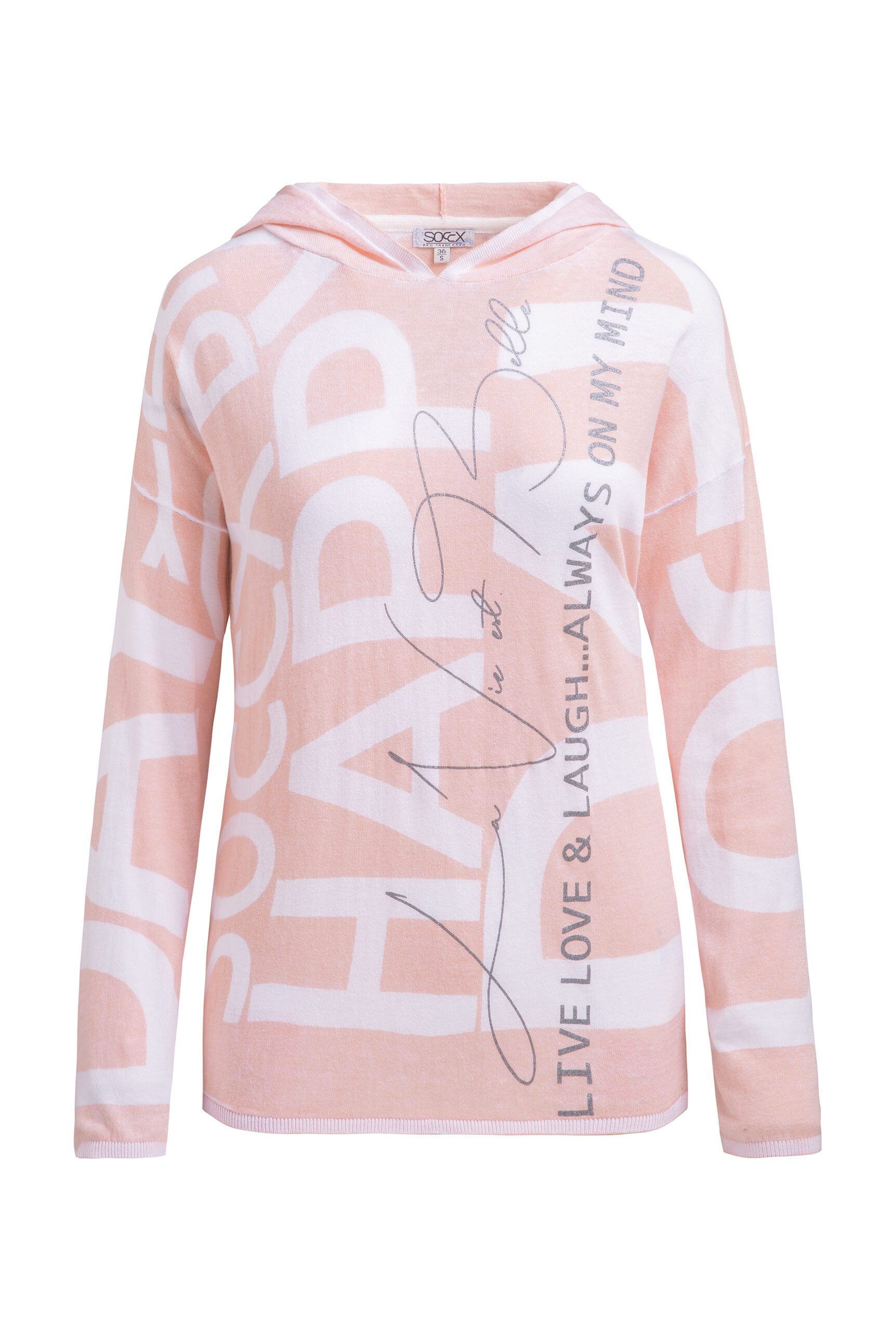 SOCCX Kapuzenpullover aus Feinstrick günstig online kaufen