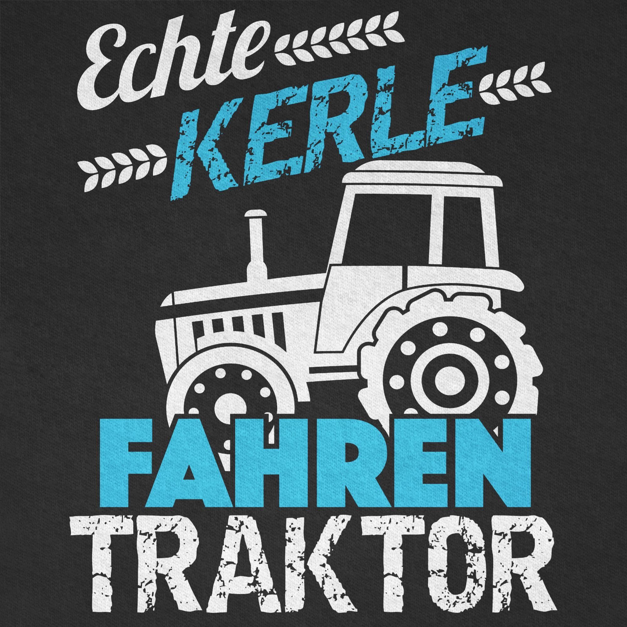 Traktor fahren Echte Schwarz 02 Shirtracer Kerle T-Shirt Traktor