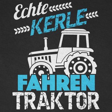 Shirtracer T-Shirt Echte Kerle fahren Traktor Traktor