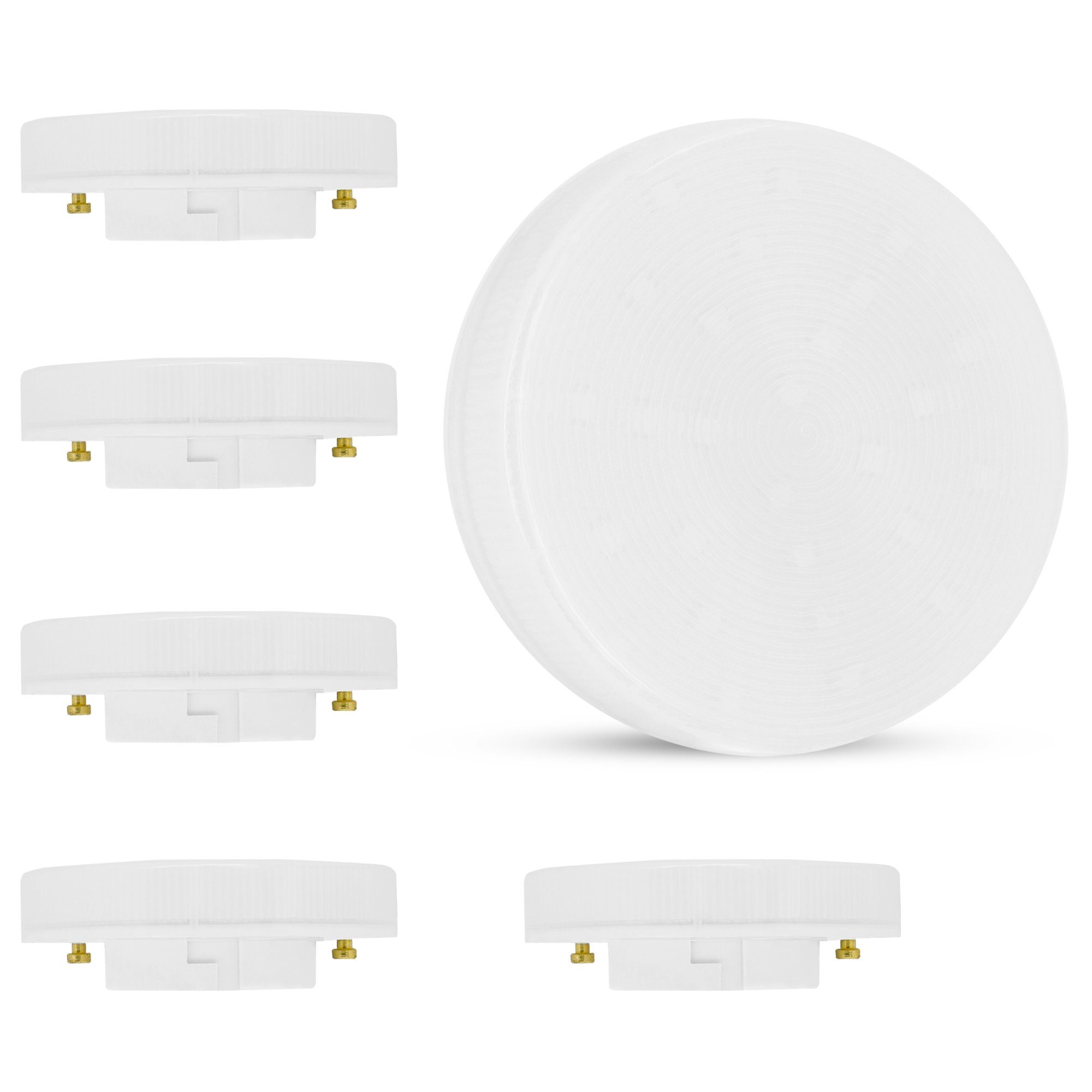 SSC-LUXon LED-Leuchtmittel LED GX53 Leuchtmittel 6W DIMMBAR warmweiß, GX53, Warmweiß
