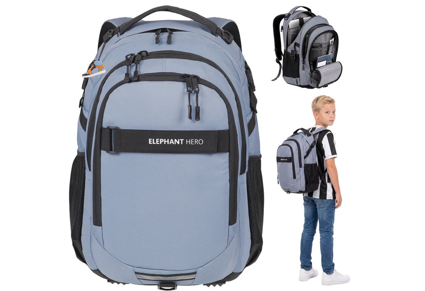ELEPHANT Schulrucksack Hero Signature Schultasche, Rucksack, Schulmappe