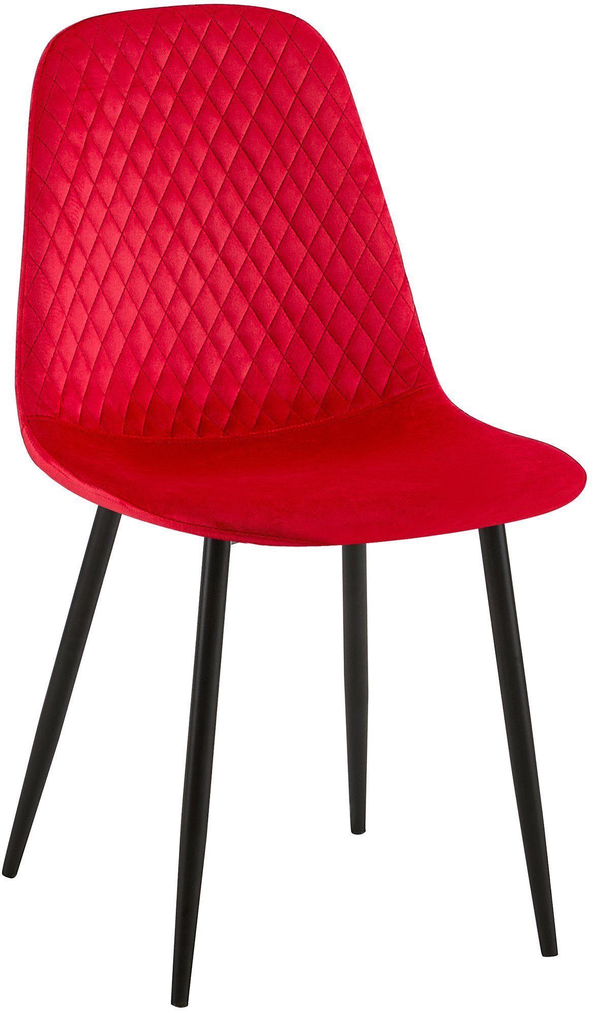 CLP Esszimmerstuhl Giverny, Samt/ Stoff, Ziernähte, günstig online kaufen