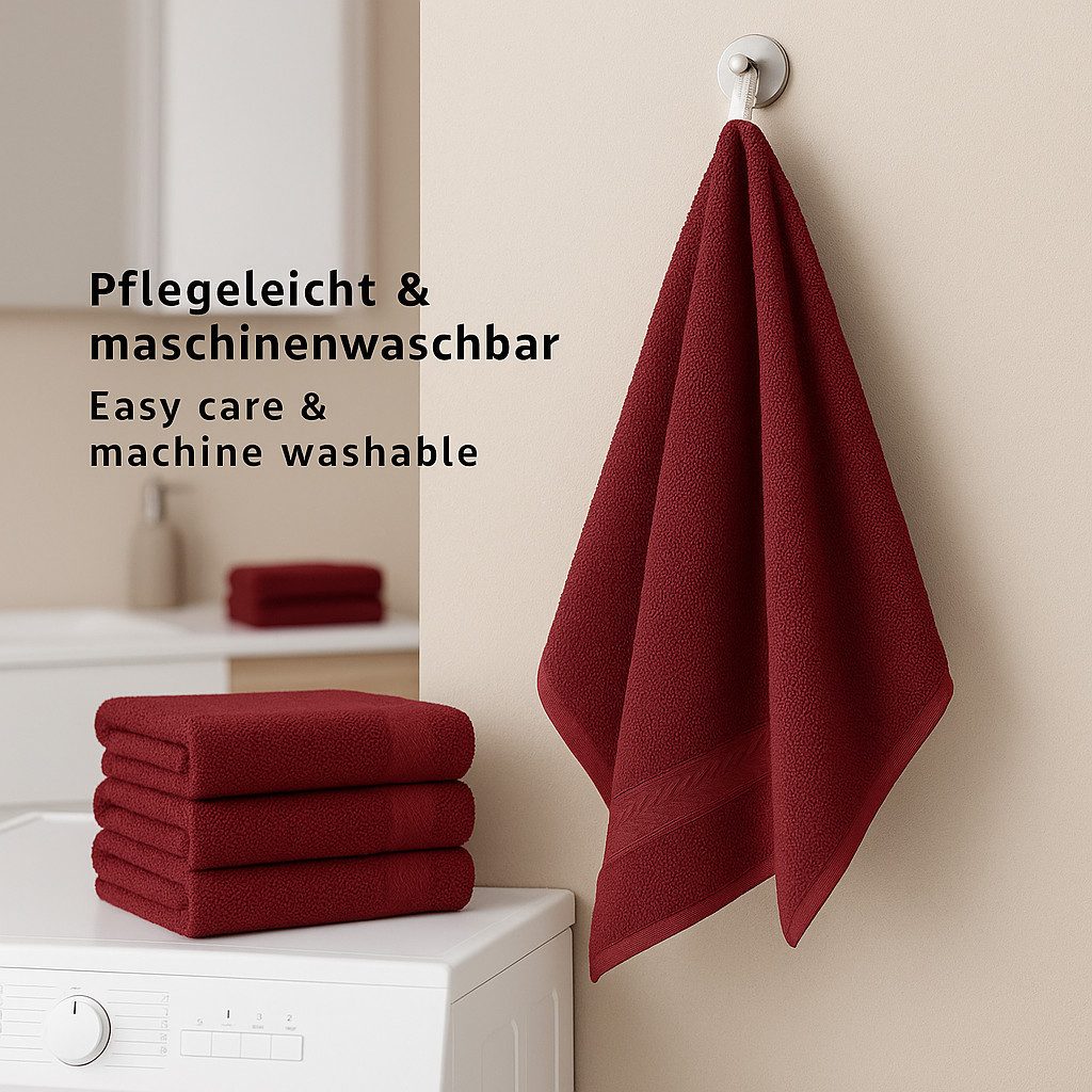 Betz Handtuch 4 Stück Handtücher Set Premium Größe 50 x 100 cm, 100% Baumwolle (4-St)