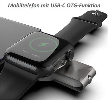 ELEKIN für Apple Watch Ladegerät,2 in 1doppelseitiger Einsatz,Tragbar Wireless Charger (1-tlg)