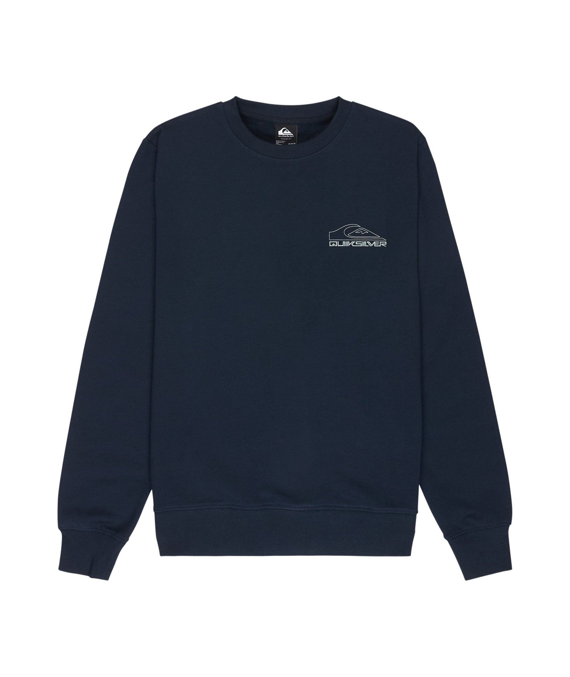Quiksilver Sweatshirt BASIC GRAPHIC CREW sportlicher Stil, vielseitig einsetzbar