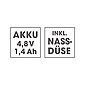 CLEANmaxx Akku-Handstaubsauger Kleinstaubsauger - Nass & Trockensauger, 4,8V blau/silber, Bild 8