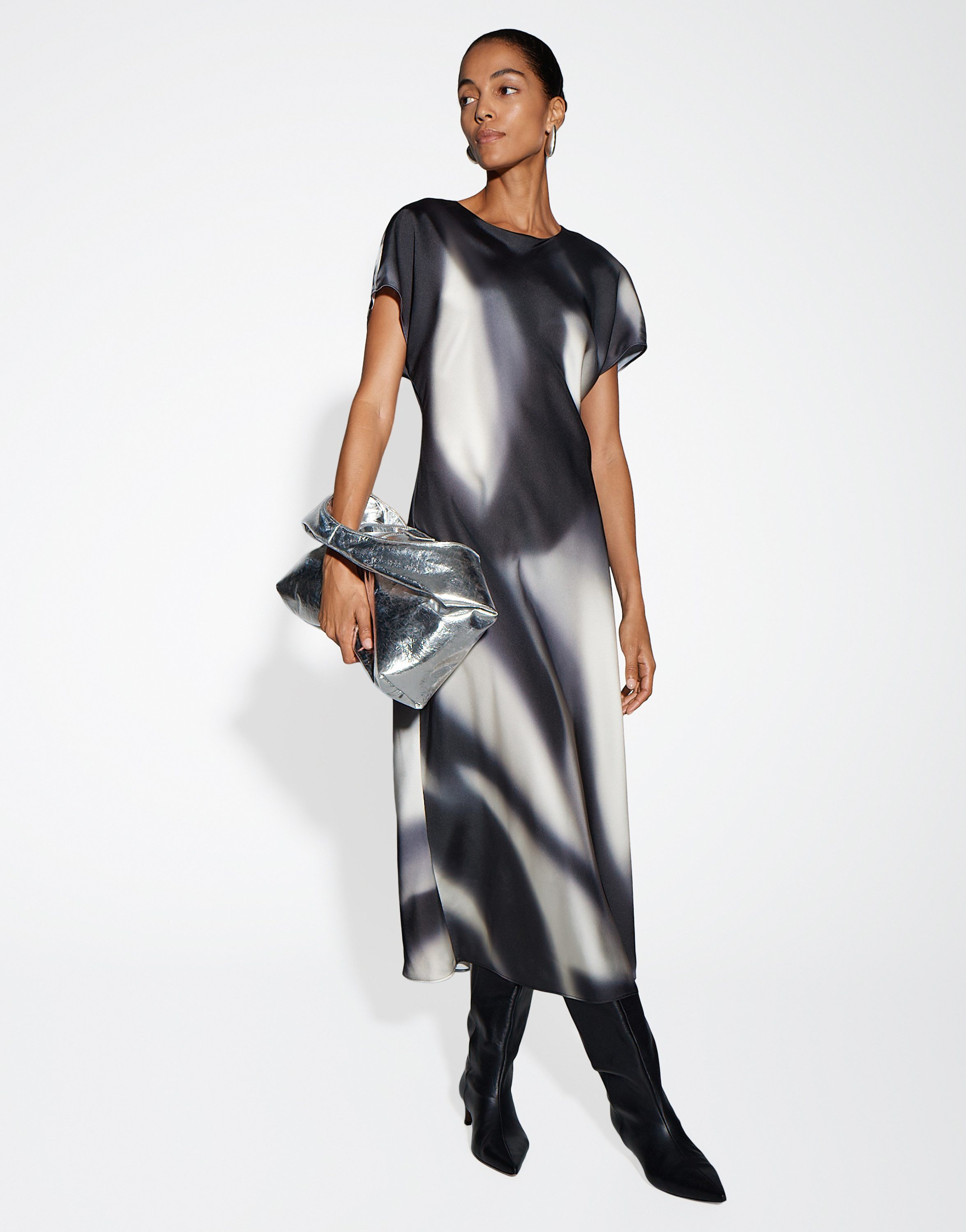 someday Midikleid QUIMMA mit galaktischem Print